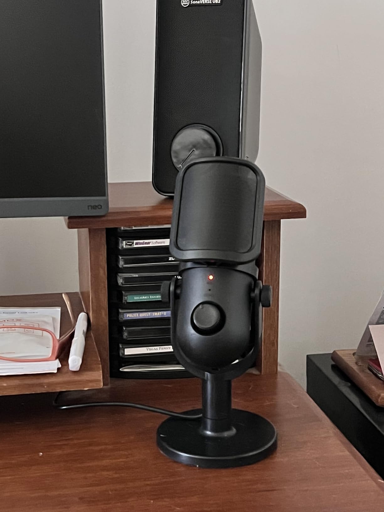 USB Microphone for PC Gaming: Condenser Microphone RGB for Gamer with Stand Mic - Recording Mic for Computer&Laptop with Qiuck Mute - Desk Podcast Mic for Podcast & Singing & Streaming & Youtube Black customer photo 2