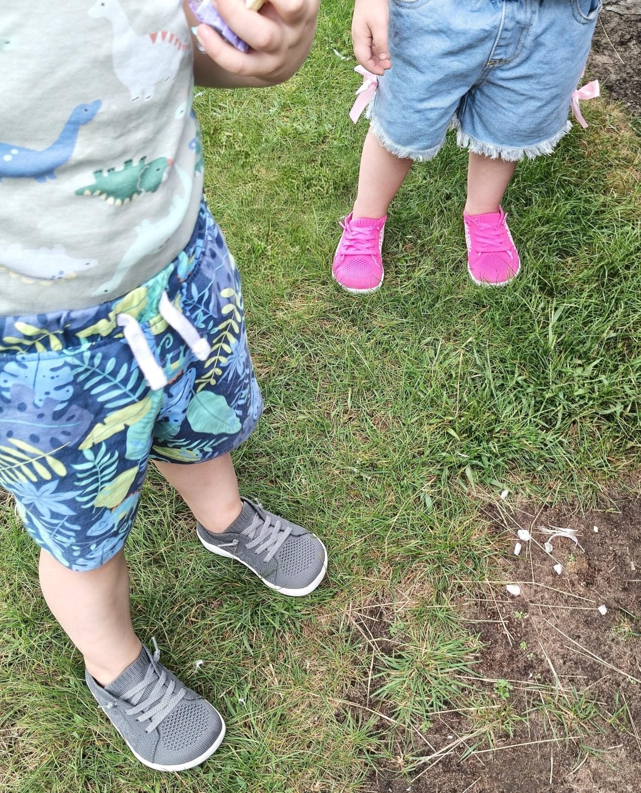JOINFREE Toddler Shoes Girls Boys Wide Barefoot Shoes Minimalist Walking Sneakers Zero Drop Slip on Tennis Shoe Breathable Naturally Flexible customer photo 2