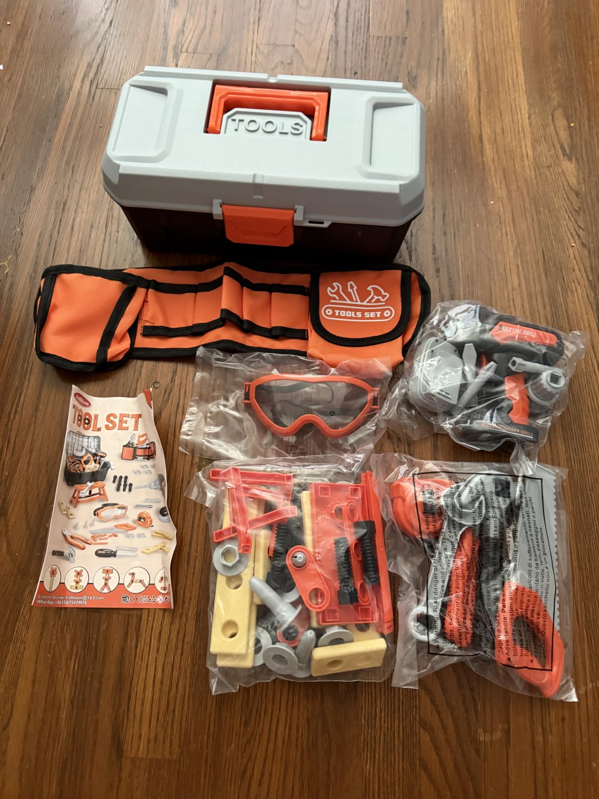 KidBloom Kids Tool Set, 50 Pcs Construction Toys, Toys for 3 Year Old Boys customer photo 2