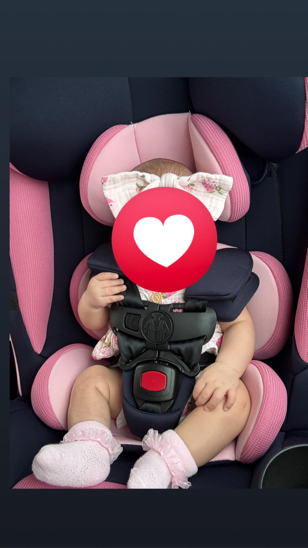Safety 1st Grow and Go All-in-One Convertible Car Seat, Rear Facing, 5-40 lbs, Forward Facing (30-65 lbs), High Back Booster Seat 40-100 pounds, Vineyard Girl customer photo 2