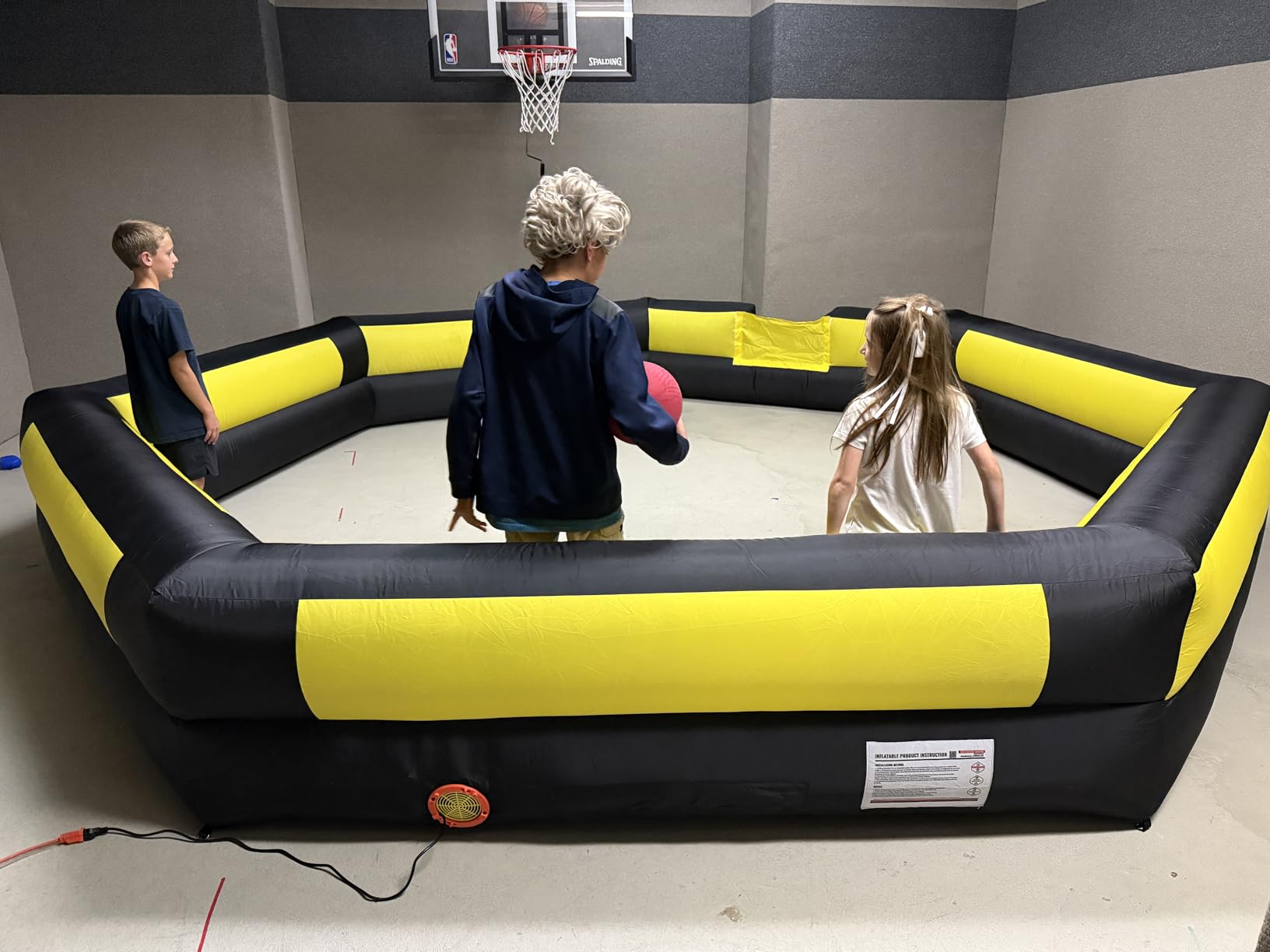 Inflatable Gaga Ball Pit 17FT with Built-in Blower, Portable Large Gaga Ball Pit for Indoor & Outdoor Activities, Inflatable Sport Games, Family Activities customer photo 2