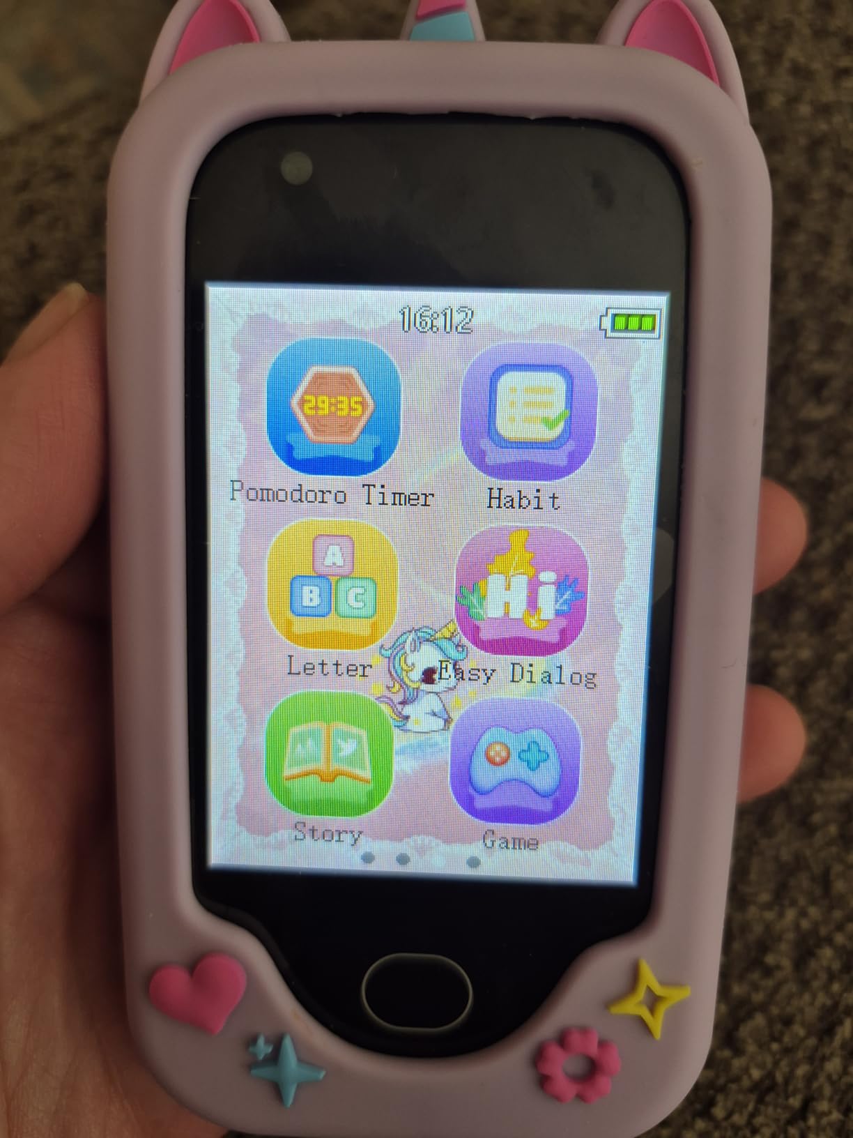 Kids Smart Phone, Toddler Christmas Birthday Gift for Age 3-10, Touchscreen Kids Cell Phone Toy with Cameras, Learning, Music, Games and 32 GB Card customer photo 1