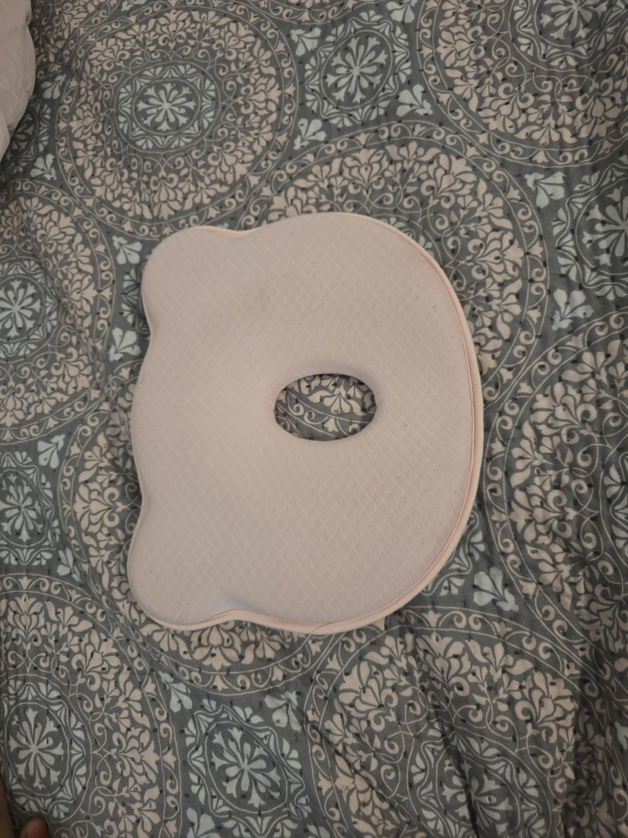Memory Foam Travel Pillow,Portable Cute Cartoon Bear Soft and Cozy Pillow (Pink) customer photo 1