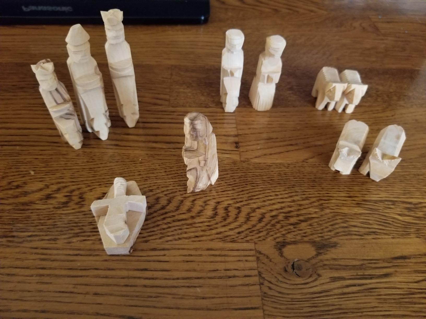 Holy Land Market Olive Wood Children's Nativity Set, 12 Piece, 4 in Figures customer photo 1