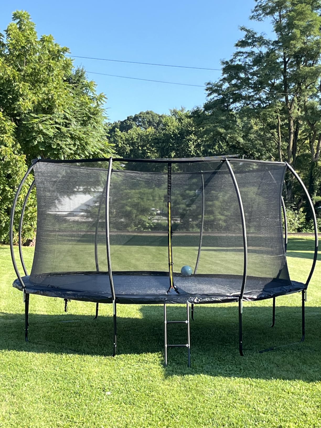 Gigu 10FT 12FT 14FT 15FT 16FT Recreational Trampolines with Enclosure Net and Ladder and Anti-Rust Coating, ASTM Approved Trampoline Outdoor for Kids and Adults customer photo 1