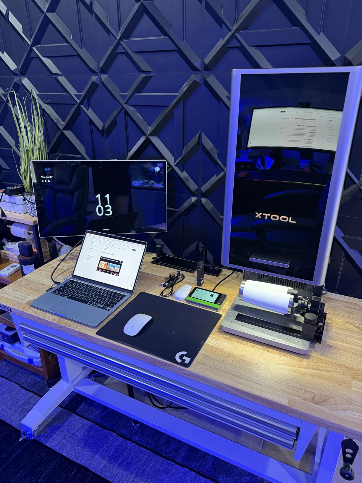 xTool F2 Ultra Single 60W MOPA Fiber Laser Engraver | 100+ Color Metal Engraving, Dual 48MP Cameras, Auto Streamline, 15,000mm/s Ultra-Fast, AI Powered 3D Laser Engraving Machine customer photo 1
