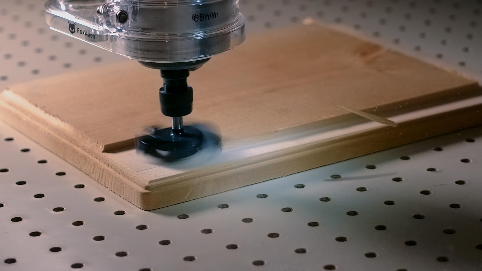FoxAlien XE-Ultra 8080 CNC Router Machine with NEMA 23 Closed-loop Stepper Motor, Large Size Benchtop Engraving Milling Machine for Woodworking, Aluminum, Acrylic, Carbon Fiber DIY Cutting customer photo 2