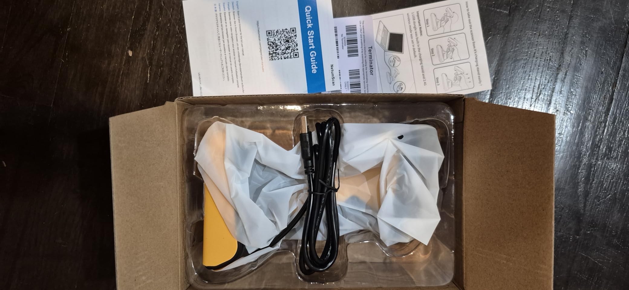 NetumScan Industrial Bluetooth QR Barcode Scanner, IP67 Waterproof & 7M Drop Proof, 2600mAh Wireless 1D 2D Bar Code Scanner with Charging Stand for Store, POS, Computer, iPhone, Android RD-1288(NS) customer photo 1