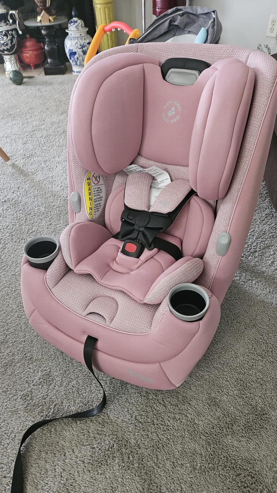 Maxi-Cosi Pria All-in-One Convertible Car Seat, Infant to Toddler Car Seat, Easy-Install Harness, Machine-Washable Cover, 5-100 lbs, Seascape customer photo 1