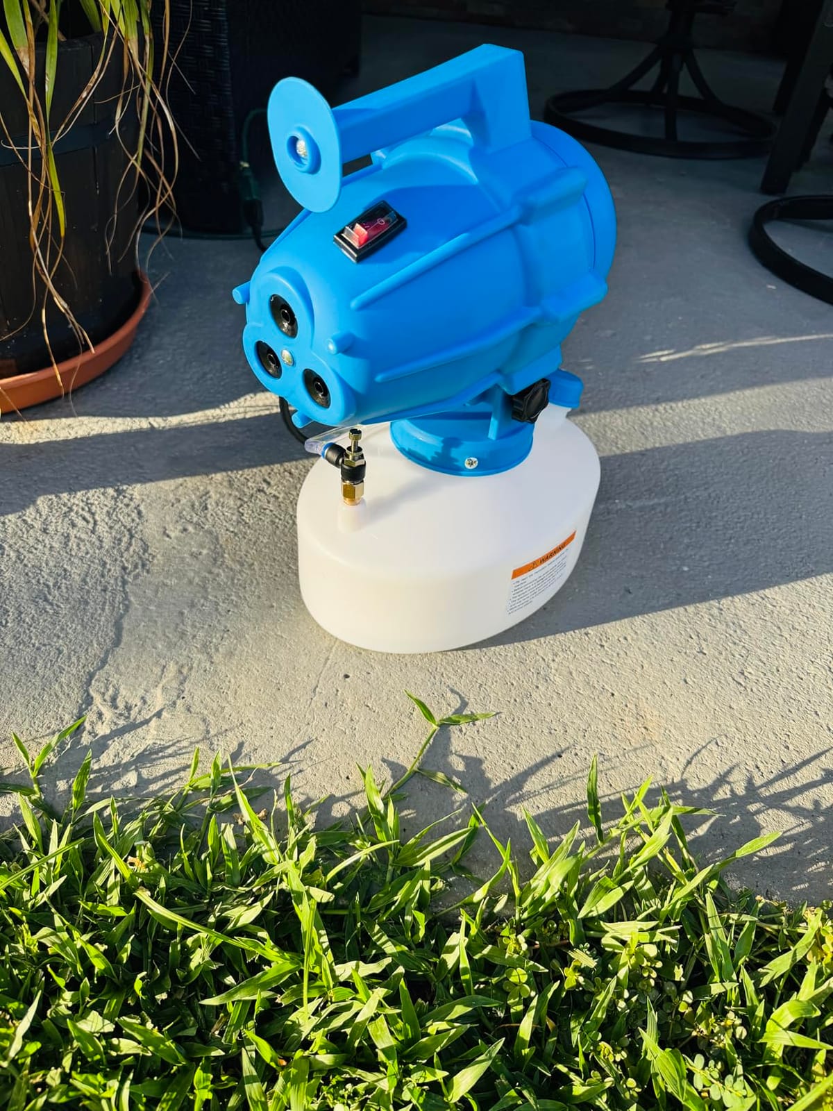 5L (1.3 Gallon) Electric ULV Fogger Sprayer Machine with 3 Nozzles, Portable Cold Fogger with Adjustable Flow Rate, 30ft Spraying Distance customer photo 1