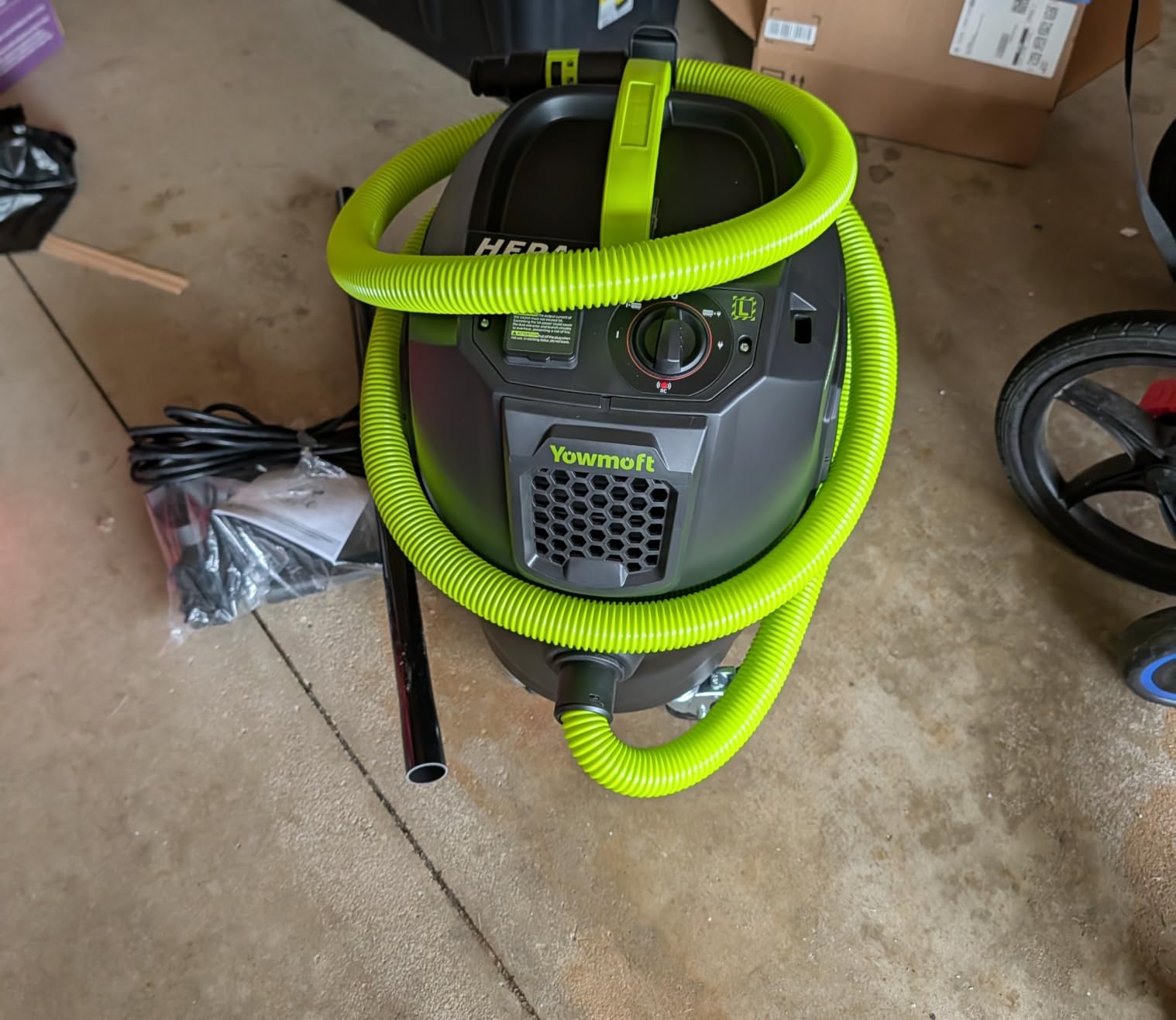 8-Gallon Dust Extractor for Woodworking 150CFM | CVLA30 Auto HEPA Clean, Remote Control, Power Tool Connector, True HEPA Filter, for Workshop & Construction Sites customer photo 1