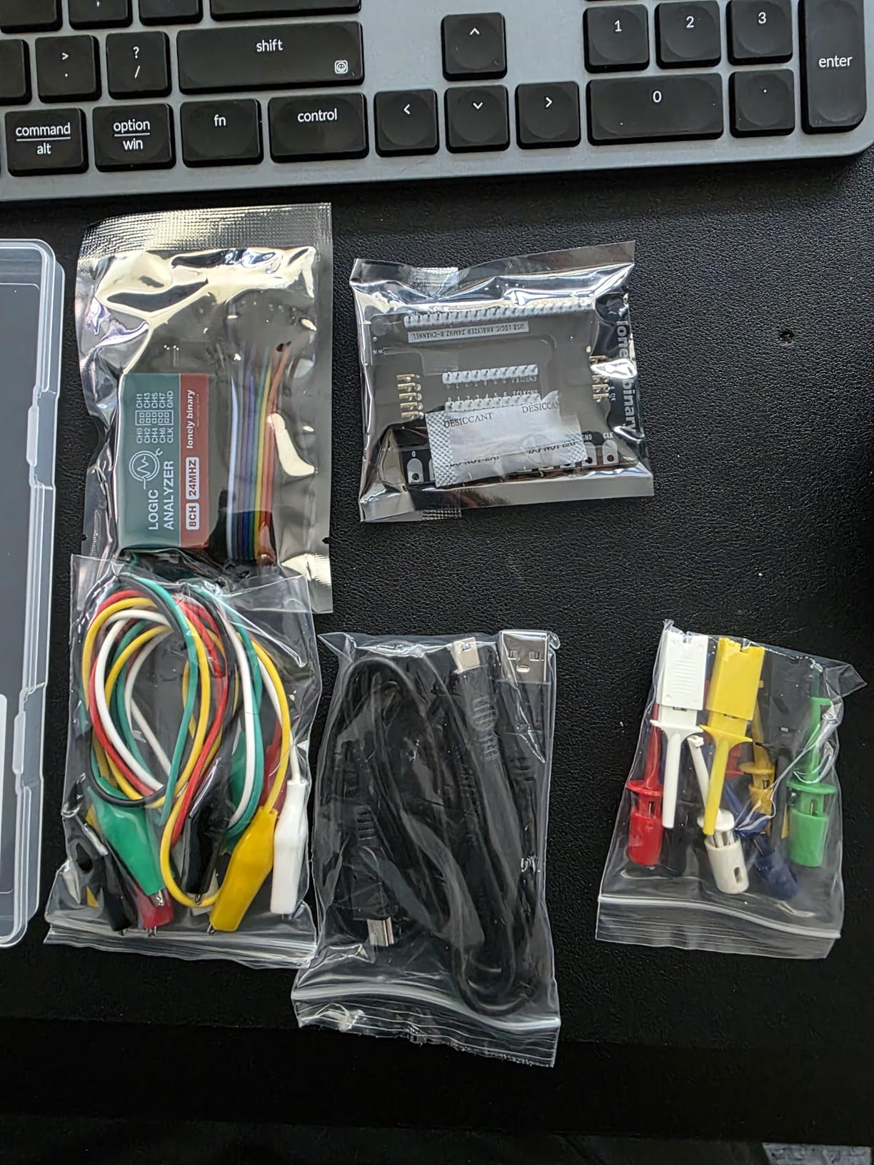 LONELY BINARY Logic Analyzer Kit, 8 Channel 24MHz USB with Breakout Boards customer photo 1