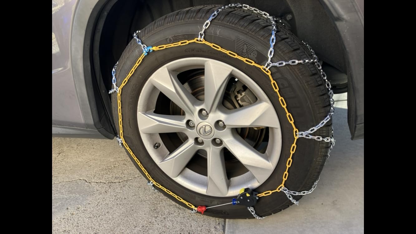 DEDC Auto Lock Y-type Snow Tire Chain for SUV Pickup truck 275 285 295 305 customer photo 2