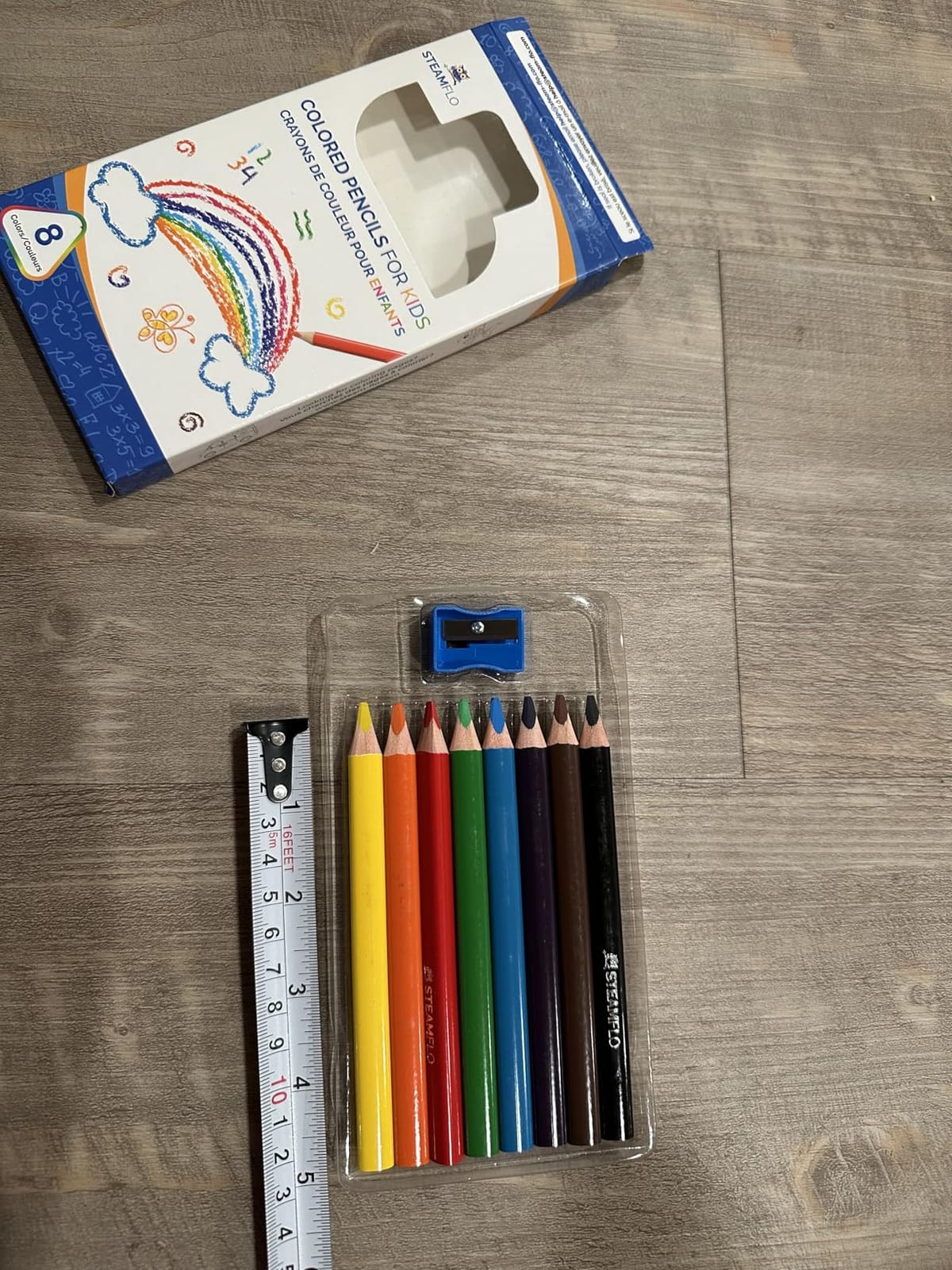Colored Pencils for Toddlers 3-4 Years – Kids Pencils for Beginners, Toddlers and Preschoolers, Jumbo Triangle Shape for Easy Grip, Thick Colored Core for Easy Coloring and Less Breakage (1 Pack) customer photo 1