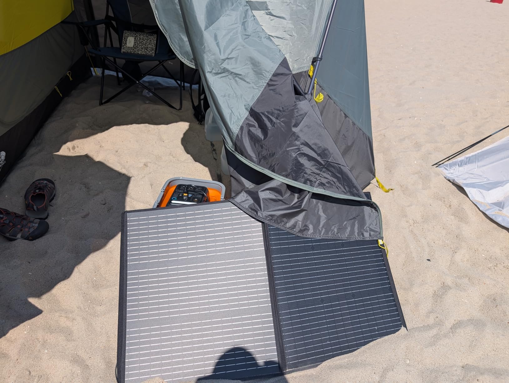200W Portable Solar Panels ETFE Material 24V MC4 Cable & XT60 Anderson DC customer photo 2