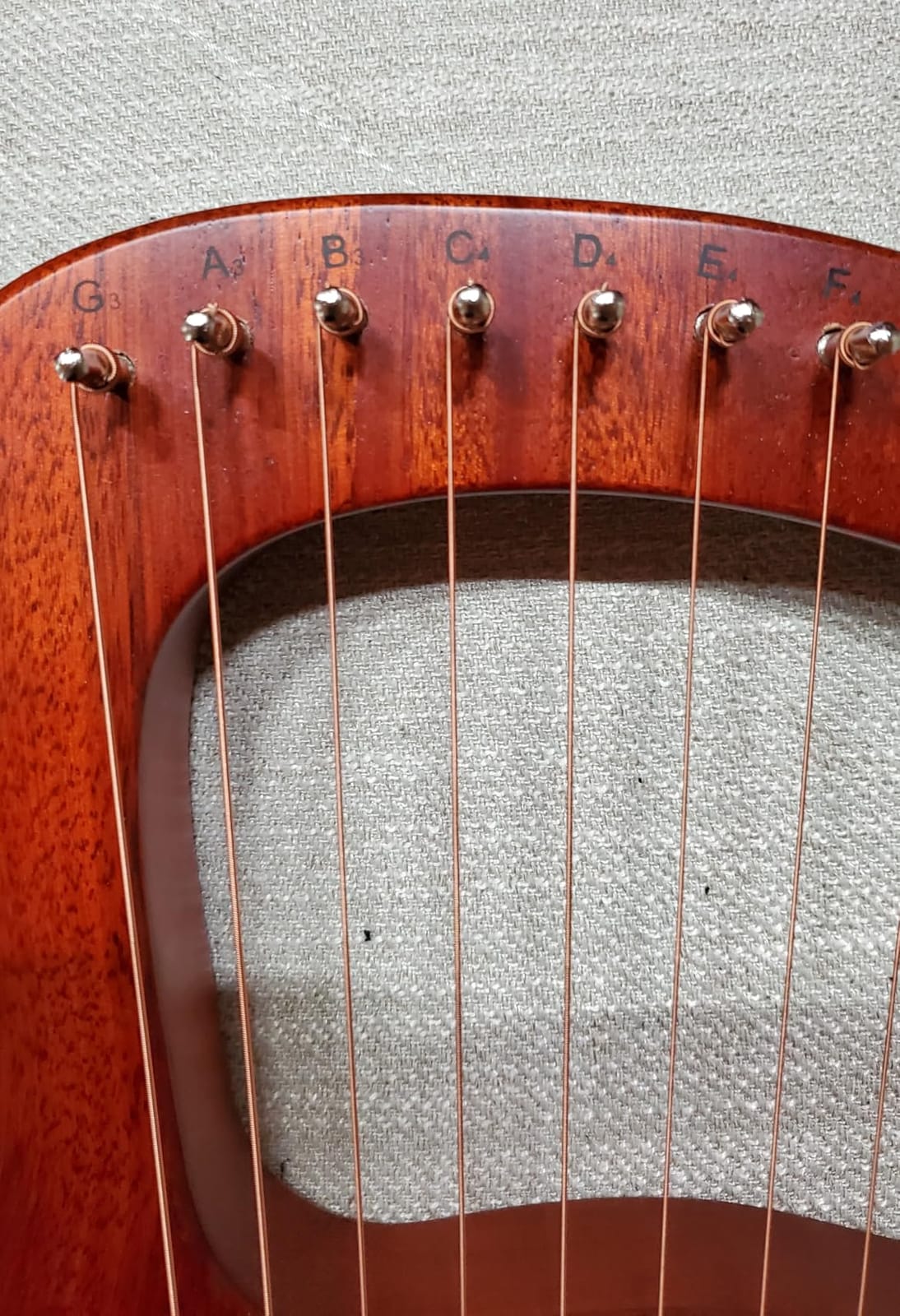 Harp Instrument 15 Strings International Standard Nylon String Lyre with Tuning Wrench customer photo 1