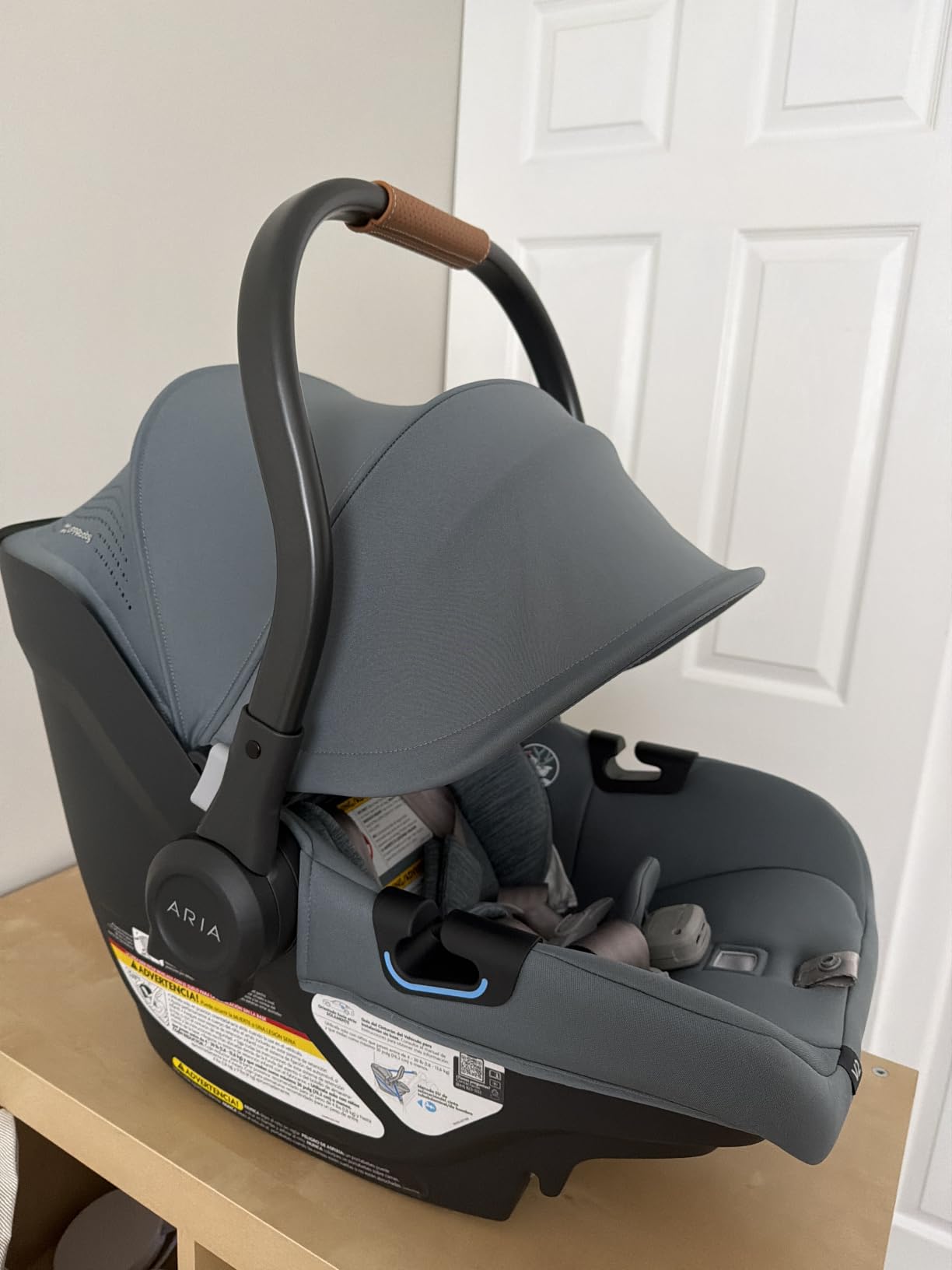 UPPAbaby Aria V2 Lightweight Infant Car Seat - Load Leg & Cover - Greyson customer photo 2