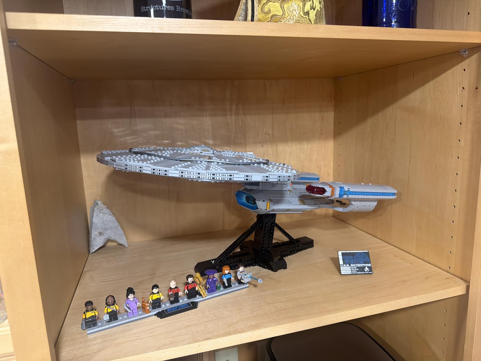 LEGO Icons Star Trek: U.S.S. Enterprise NCC-1701-D Collectible Building Sets for Adults - Room or Office Decor for Men & Women, Ages 18+ - Star Trek Gifts for Fans - 10356 customer photo 1