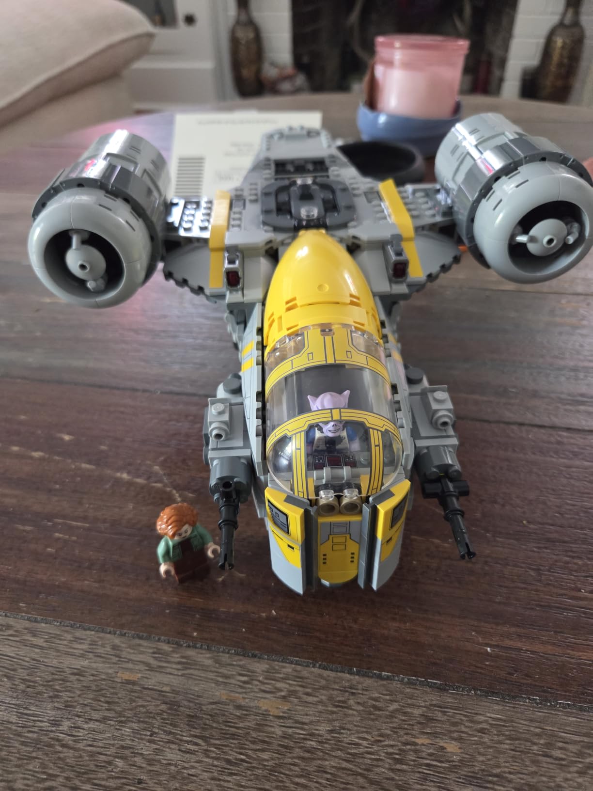 LEGO Star Wars: The Mandalorian and Grogu The Razor Crest Building Toy - Build and Display Set for Boys & Girls, Ages 10+ - Star Wars Gifts for Birthdays & Fans - 75447 customer photo 1