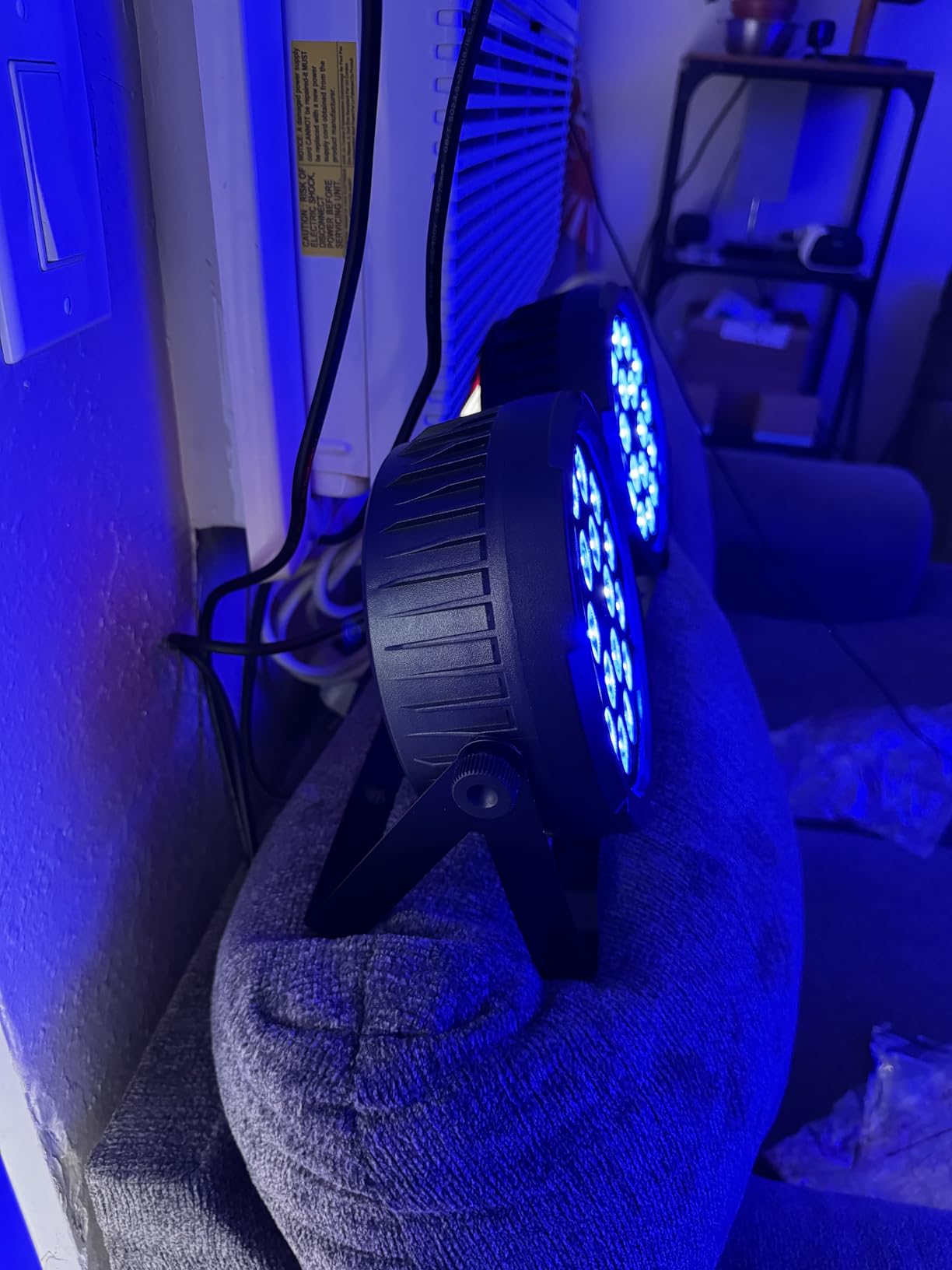 72W RGBW 4IN1 18LEDs Stage Par Can Lights 2Pack | Remote DMX Control, Power Link, Multi Effects, Uplight for Event Wedding Club Band Theater Church Music Show Performances customer photo 2