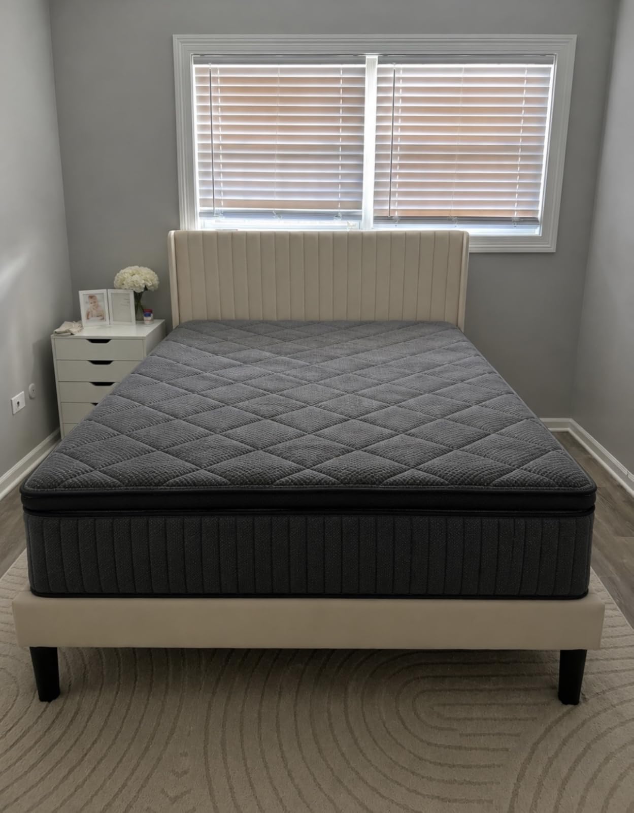 Avenco 8 Inch Twin Mattress, Medium Firm Hybrid Mattress in a Box customer photo 1