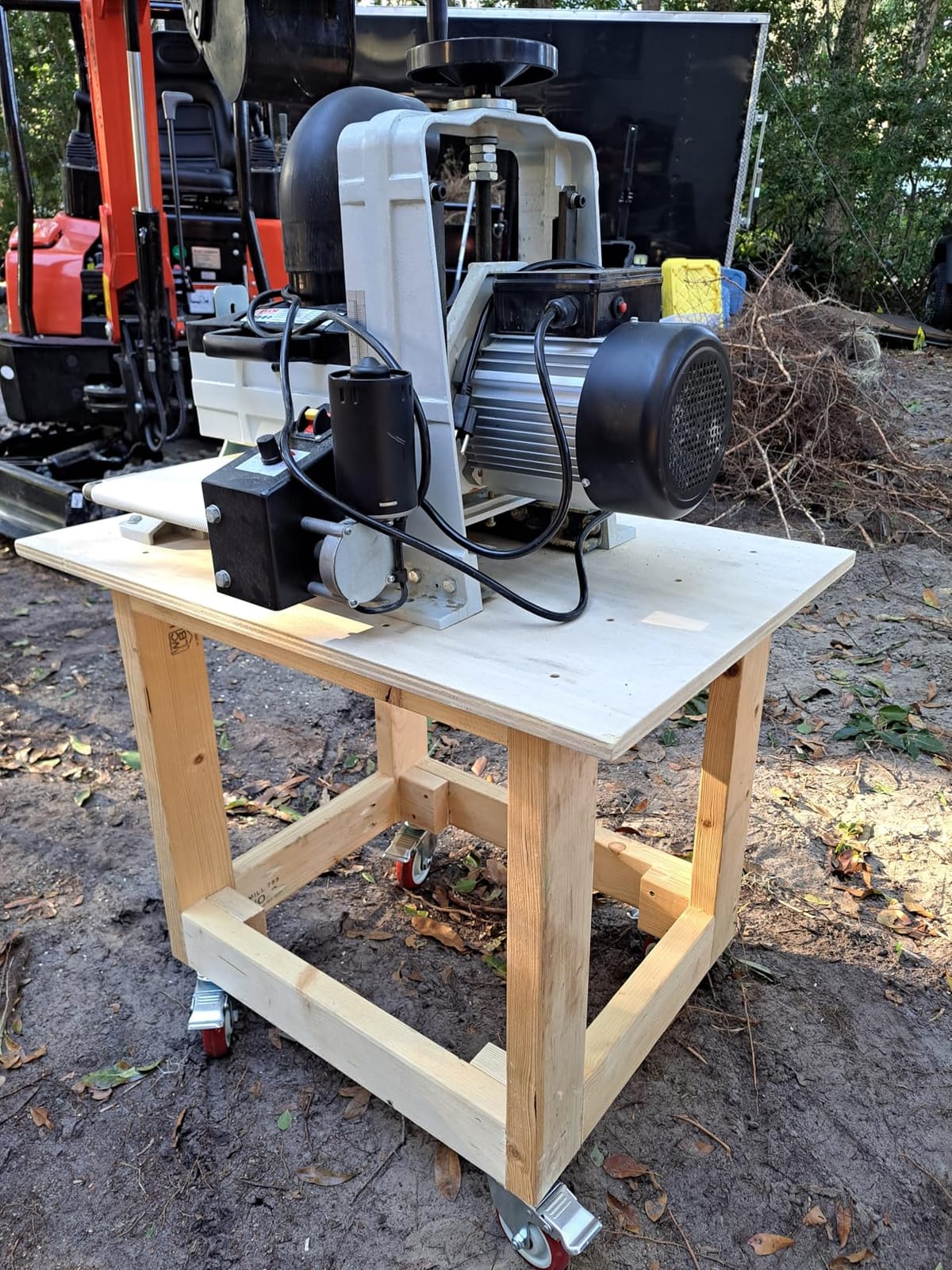 VEVOR 10-Inch Benchtop Drum Sander, 1HP 1725RPM Dual Motor customer photo 2