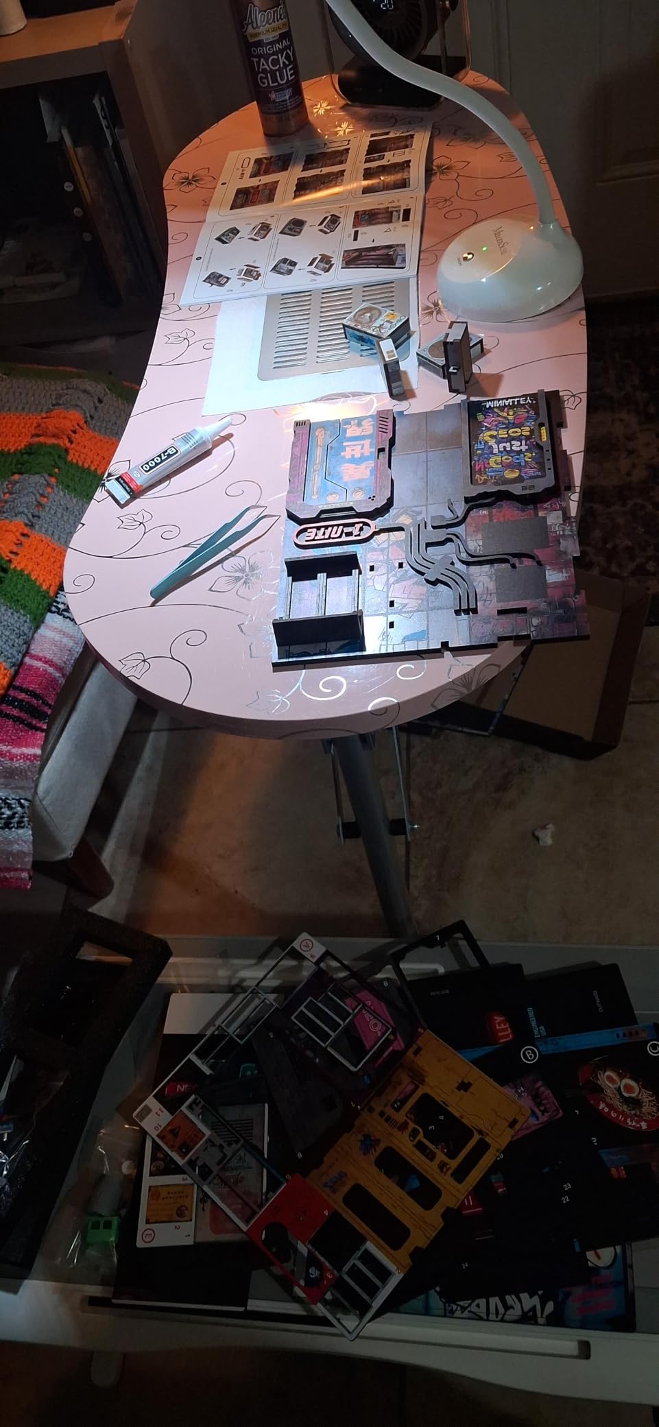 Neo Ramen MiniAlley DIY Cyberpunk Book Nook Kit - Wooden Diorama with Neon Lights, Futuristic Ramen Shop & Endless Alley Illusion - Unique Collectible Display for Bookshelf or Desk customer photo 1
