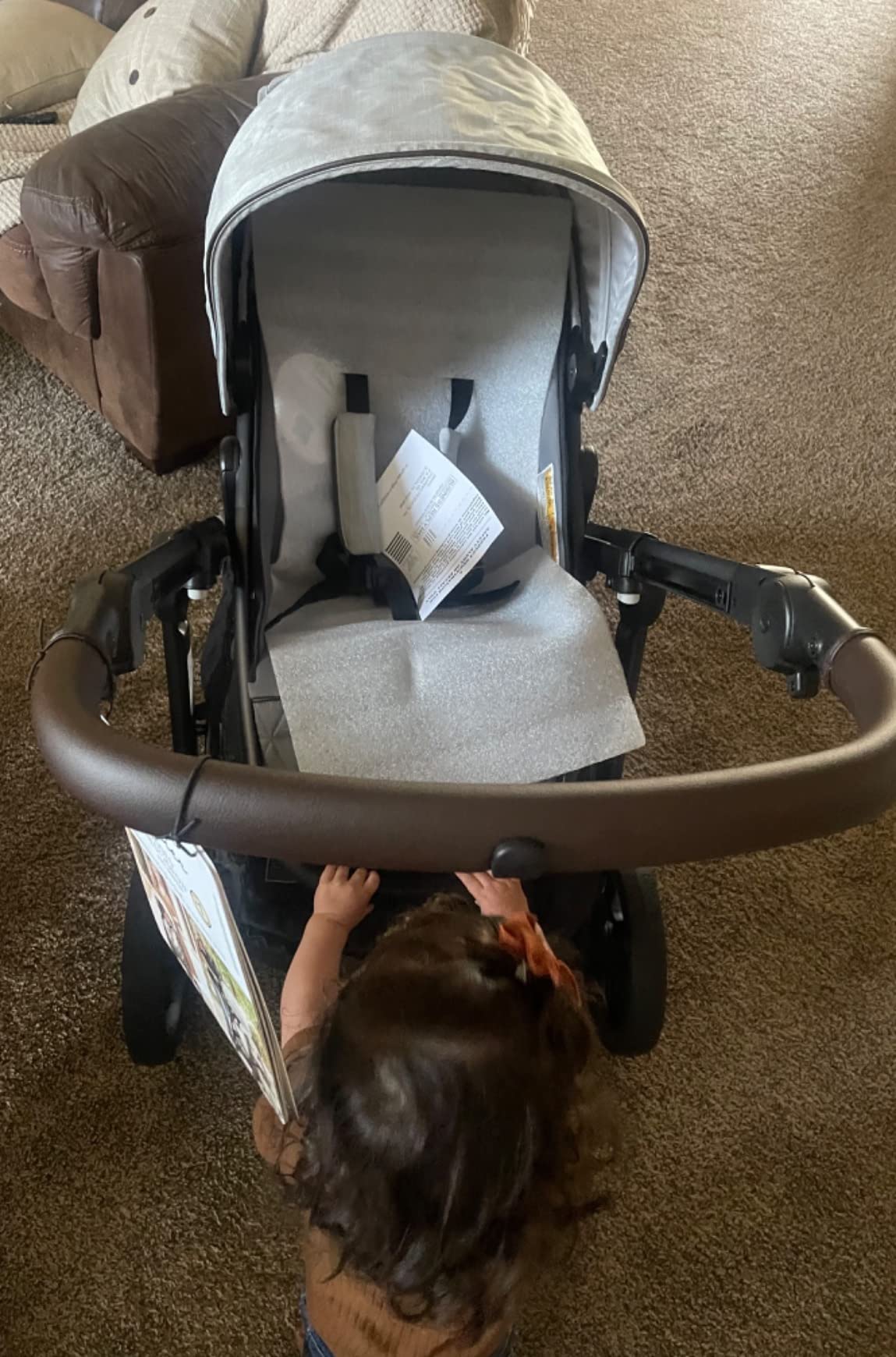 Graco Modes Nest2Grow Travel System, Carseat Stroller Combo, Includes: SnugRide DLX Infant Car Seat and Reversible Baby Stroller, Slide2Me Adjustable Seat, 4 Modes of Use with Optional Baby Gear, Ren customer photo 1