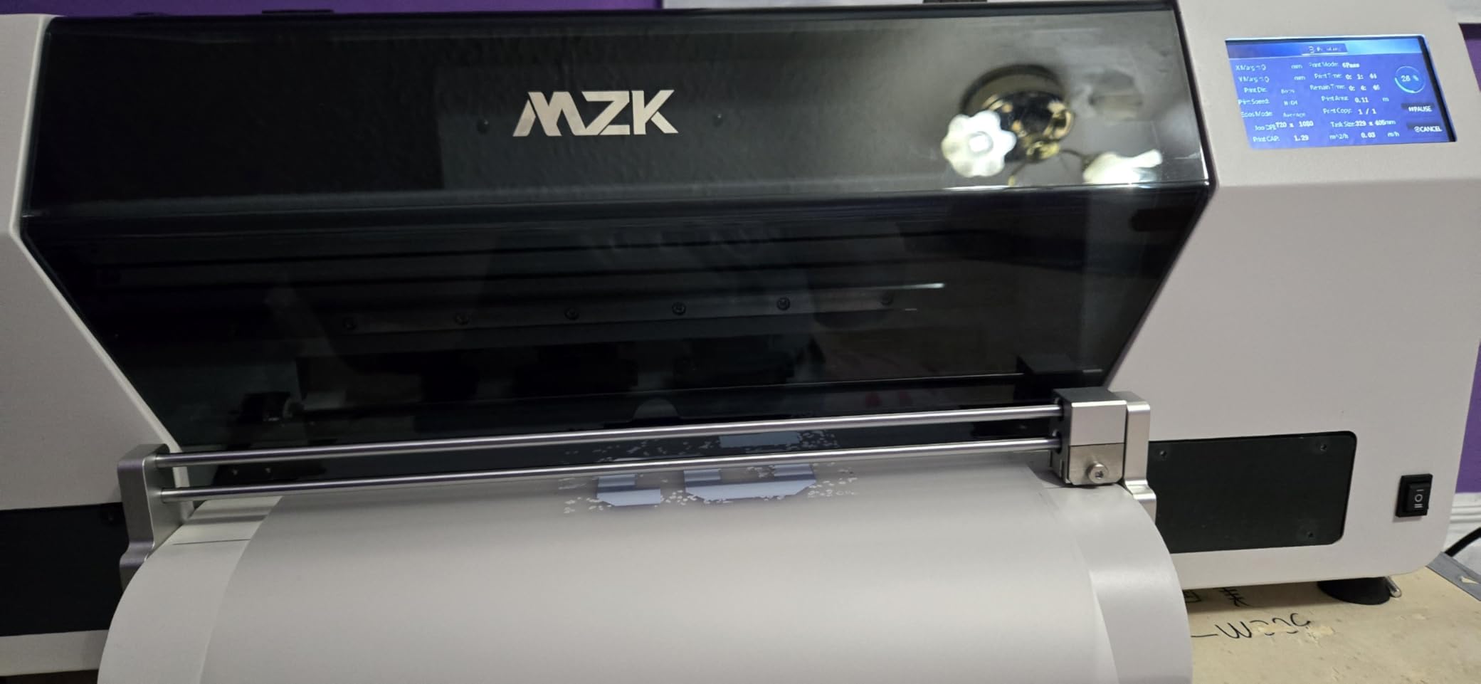 MZK A3 Pro F1080 DTF Printer with Shaker & Purifier, 2X-Speed vs L1800, 24/7 Auto-Maintenance+White Circulation+Printhead Anti-Clog Design, T-Shirt Printing Machine for DIY/Apparel Business, 2-Year Free Ink customer photo 2