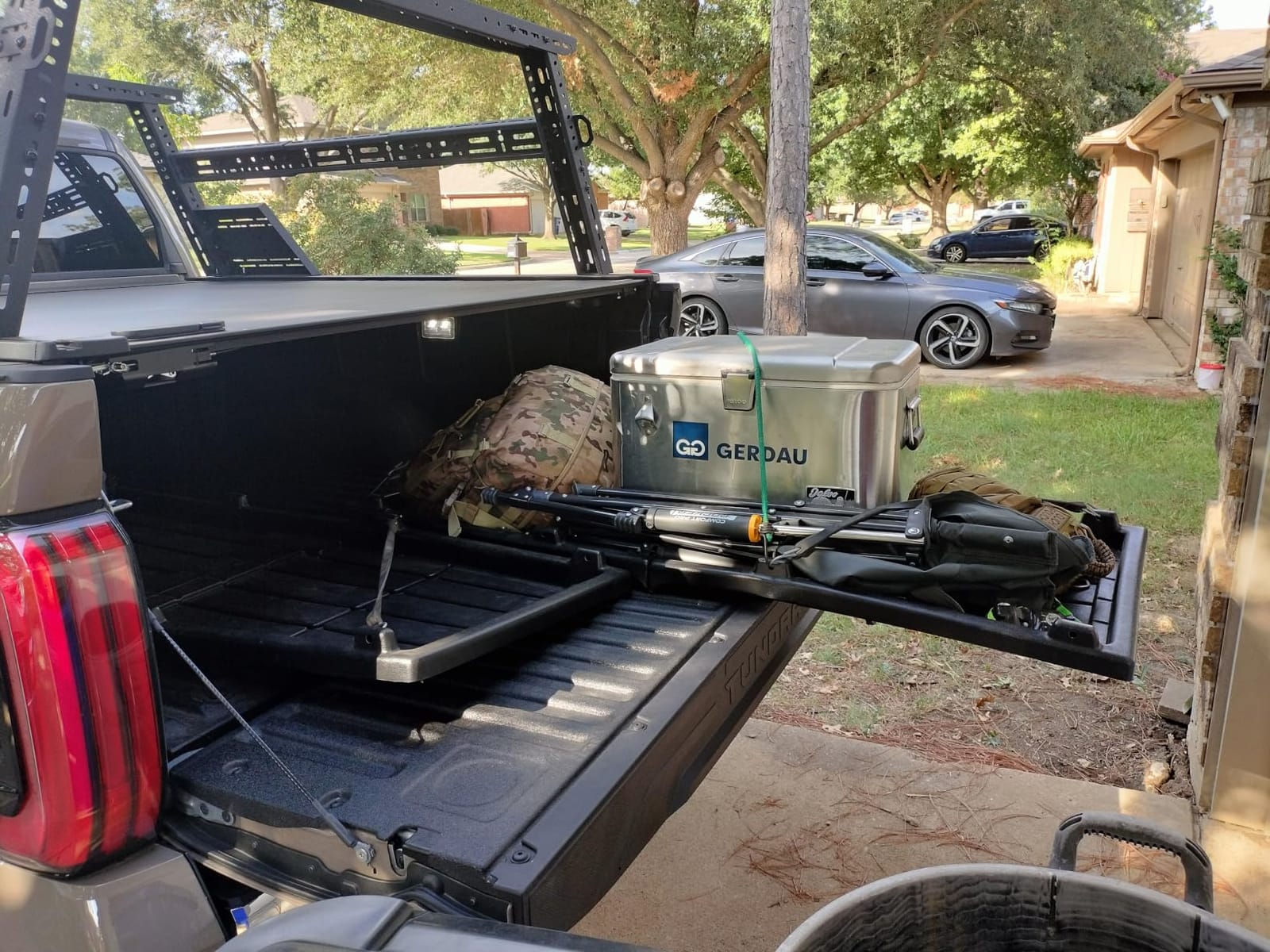 Slide-Out Truck Bed Cargo Tray HDPE Lightweight (5.2FT+ Bed ONLY) customer photo 1