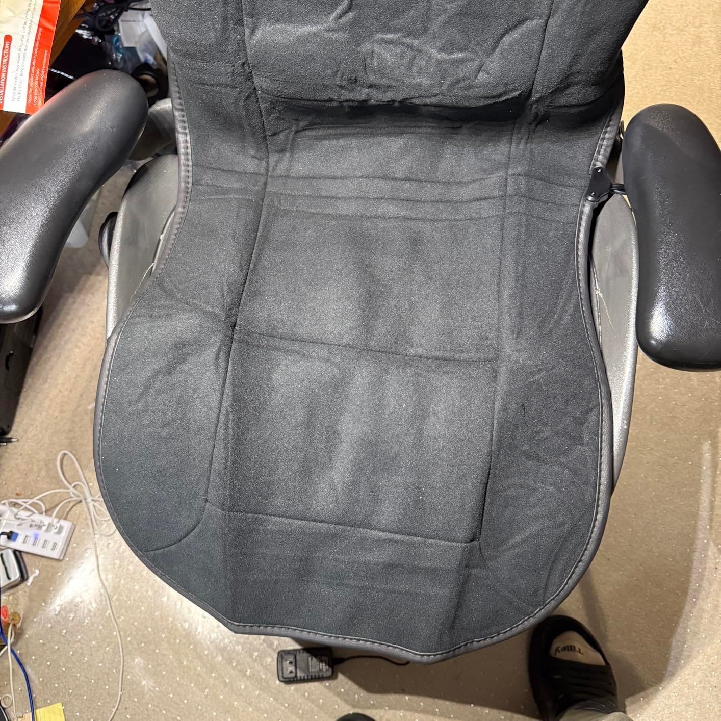 MAXCOM Heated Seat Cushion for Office Chair-Heating Pad for Back Lumbar Hip Thigh with 7 Temp Levels & Auto Shutoff customer photo 2