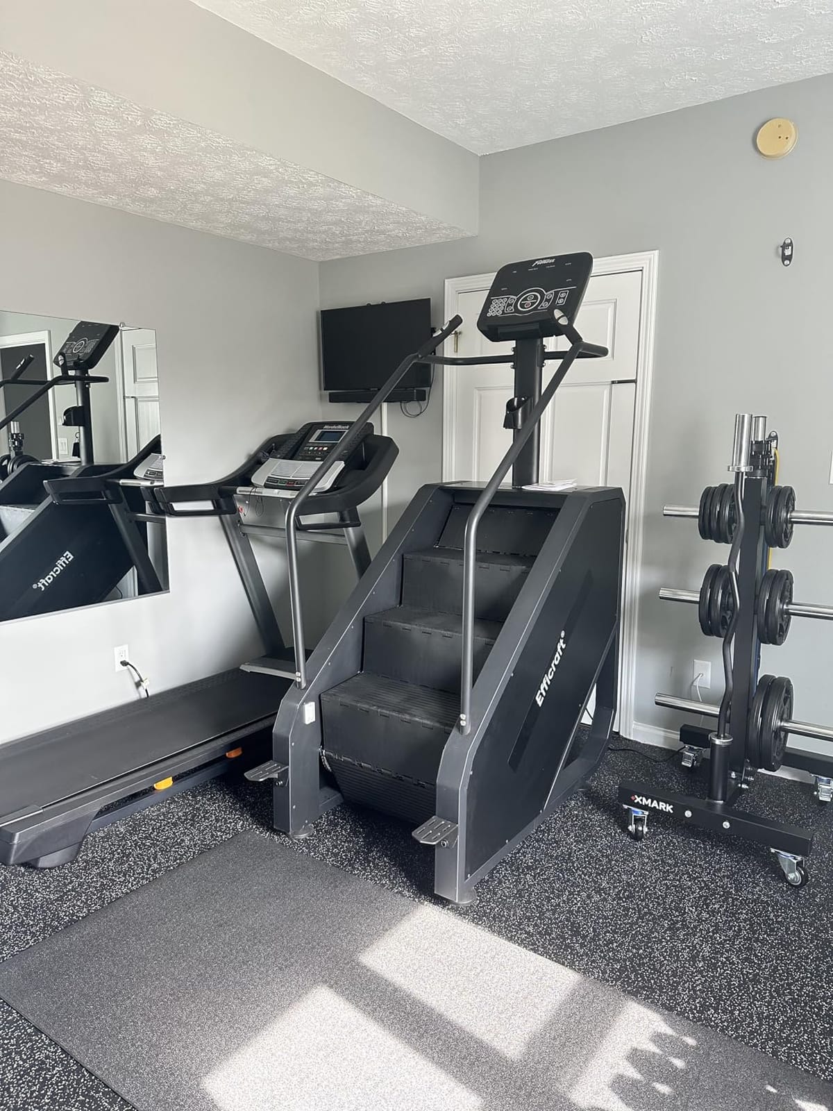 EFFICRAFT Commercial 90% Pre-Assembled Stair Master, Continuous Climbing Exercise Machine for Cardio, 15 Speed Levels Stair Master, 15-164 Steps/Min customer photo 2