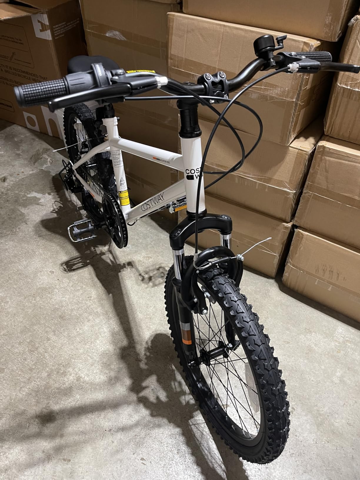 Goplus Mountain Bike, 20/24 Inch Kids Bicycle w/ 6-Speed Drivetrain, Suspension Fork, Dual Brakes, Adjustable Seat, Outdoor Cycling Children City Bike for Boys Girls customer photo 1