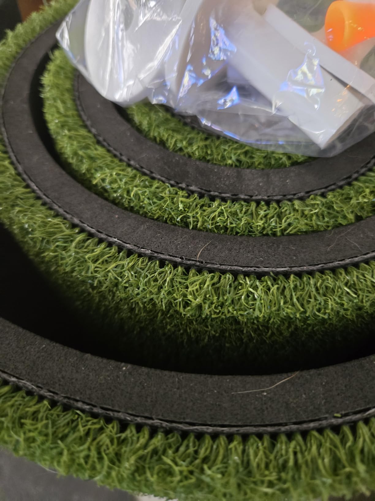 Golf Mat, 5x4ft/6x4ft Large Golf Hitting Mats for Practice Outdoor Indoor, 26mm Thick, High-Elasticity Artificial Turf Mat for Garage Simulator Chipping Driving Swinging Training, Gifts for Him Men customer photo 2