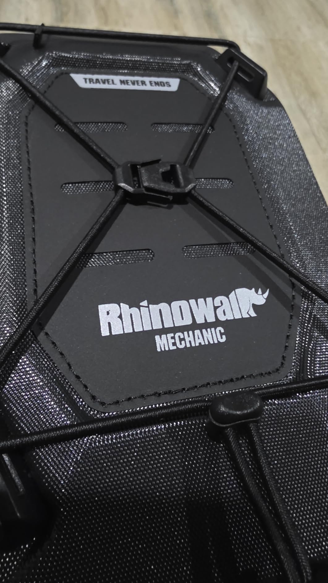 Rhinowalk Motorcycle Tank Bag 5L-6.5L with Strong Magnetic Quick Release Magnetic Tank Bag with Rain Cover fits Harley Davidson, Indian, Honda, Yamaha, Suzuki and More-Orange customer photo 2