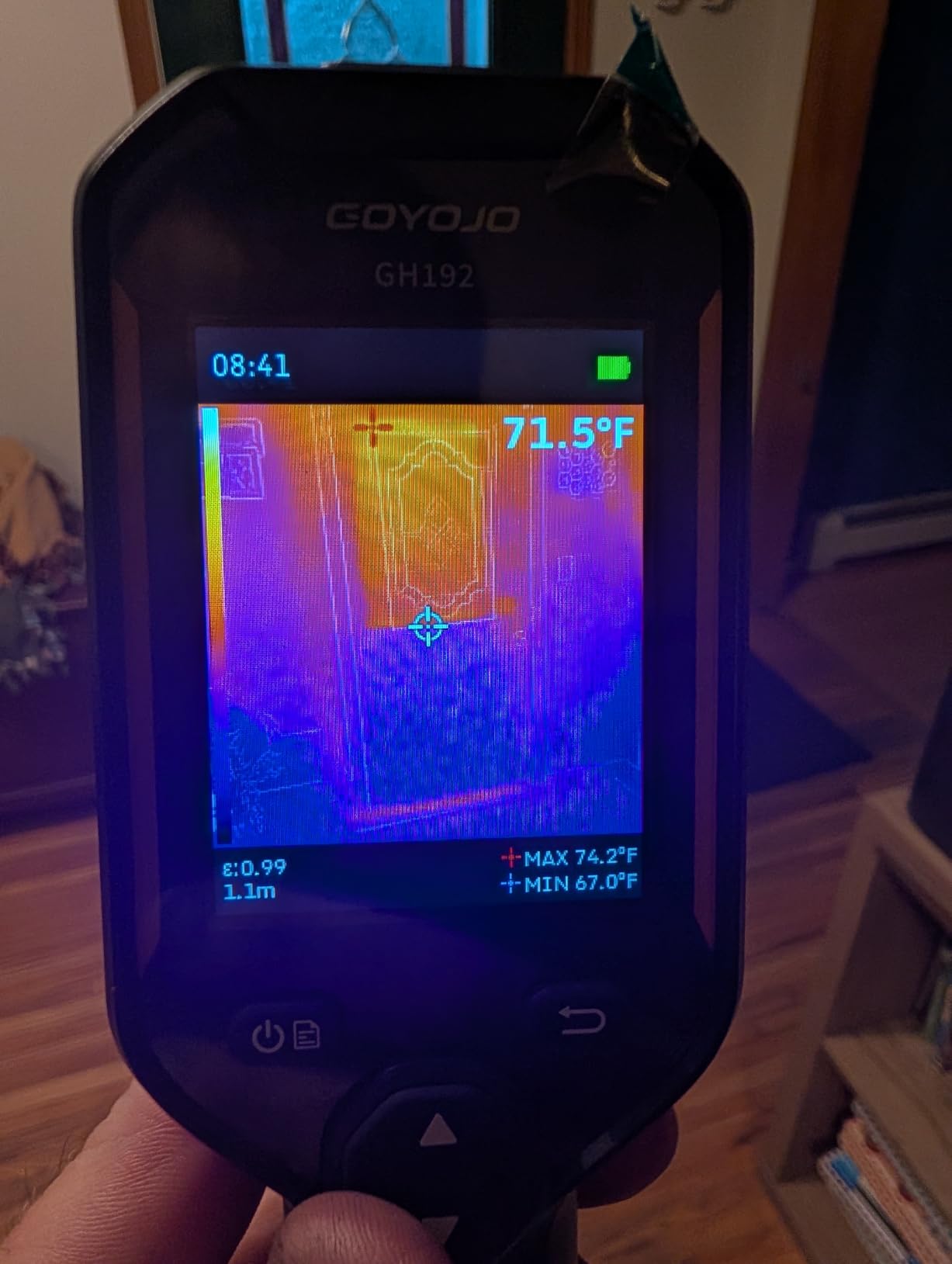 GH192 Thermal Imaging Camera 240X240 Super IR Resolution with 2MP Visual Camera and Fusion Imaging, 25Hz Handheld Thermal Imager with Alarm for Mechanical Maintenance Home HVAC Electrical Inspection customer photo 2