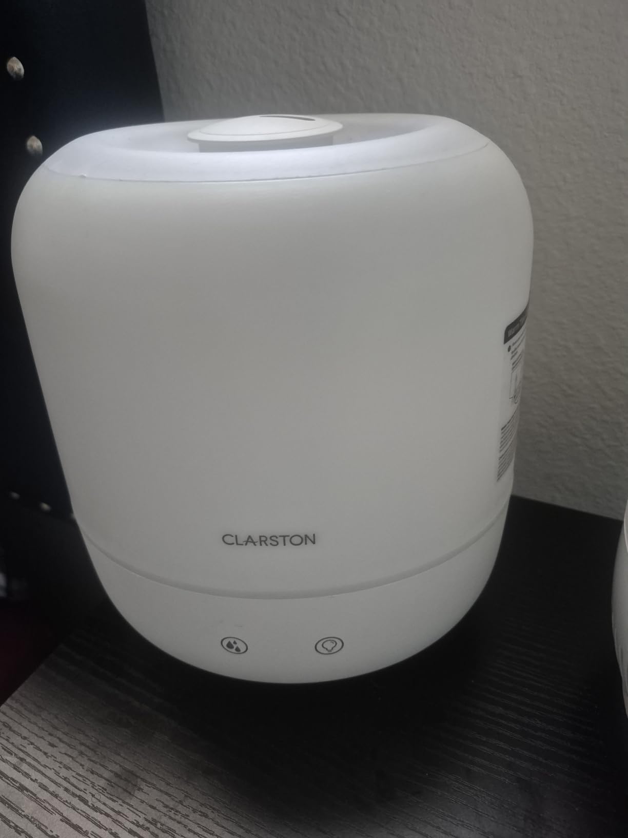 Clarston Humidifiers for Bedroom, 2L Cool Mist Humidifier, 24dB Quiet Sleep customer photo 2