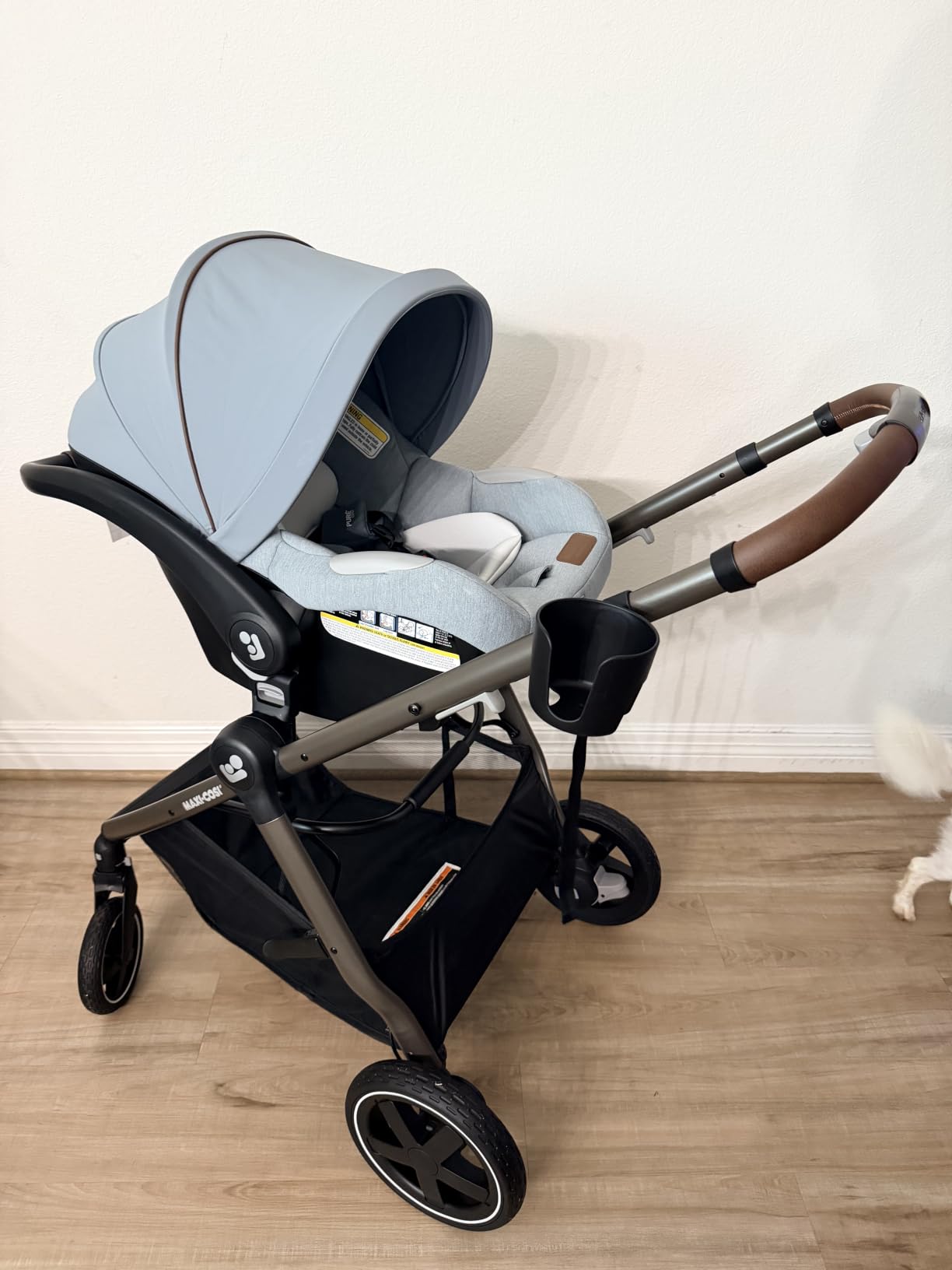 Maxi-Cosi Zelia Pro 5-in-1 Travel System with Mico Pro Infant Car Seat and Baby Stroller Combo, Reversible Seat, Large Wheels, Adjustable Handle, Newborn to Toddler, Lightweight, Seascape customer photo 1