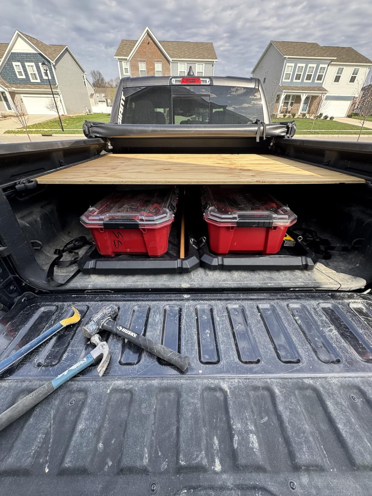 Slide-Out Truck Bed Organizer Tray, Heavy Duty Cargo Storage System with Easy Tailgate Access, Fits Full-Size Super Duty Bed Organizer 6'7”Beds, Durable HDPE Material, No Drilling customer photo 2