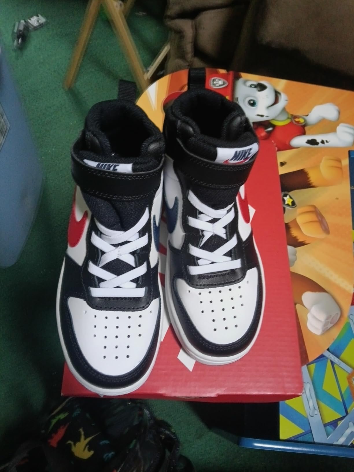 Nike Unisex Kids' Court Borough Mid 2 Shoes - Boys Girls Toddlers & Baby Sneakers customer photo 1