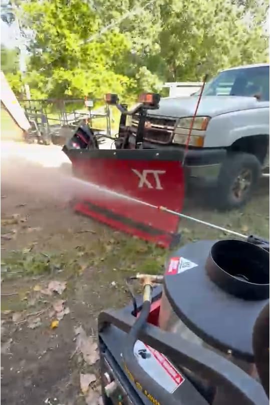MechMaxx Honda GX390 389CC 11.7HP E-Start Engine 4000 PSI 4 GPM Hot Water Pressure Washer with Hose Reel, HPW40H customer photo 1