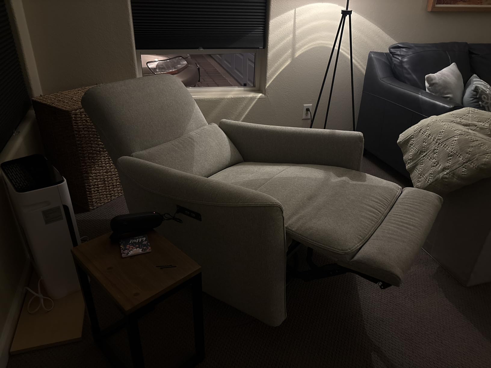 CHITA Power Swivel Glider Recliner Chair, Large-Wide, Linen customer photo 1