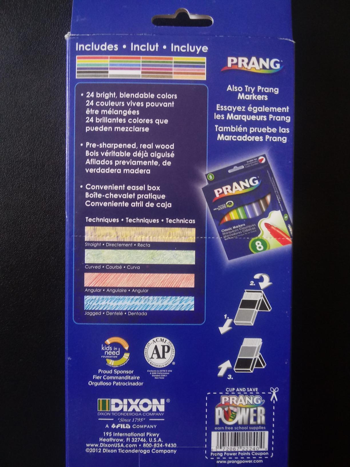 Prang Easy to Hold, Short Triangular Colored Pencils with Sharpener customer photo 1