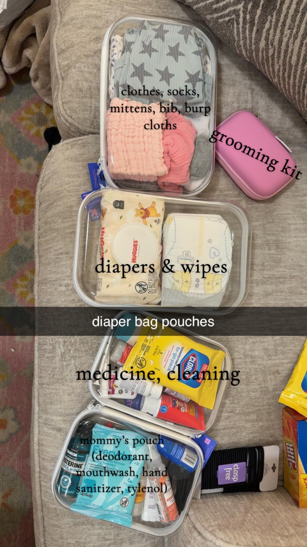 BAGSMART Diaper Bag Tote, Hospital Bag for Labor Delivery Travel Baby Tote customer photo 1