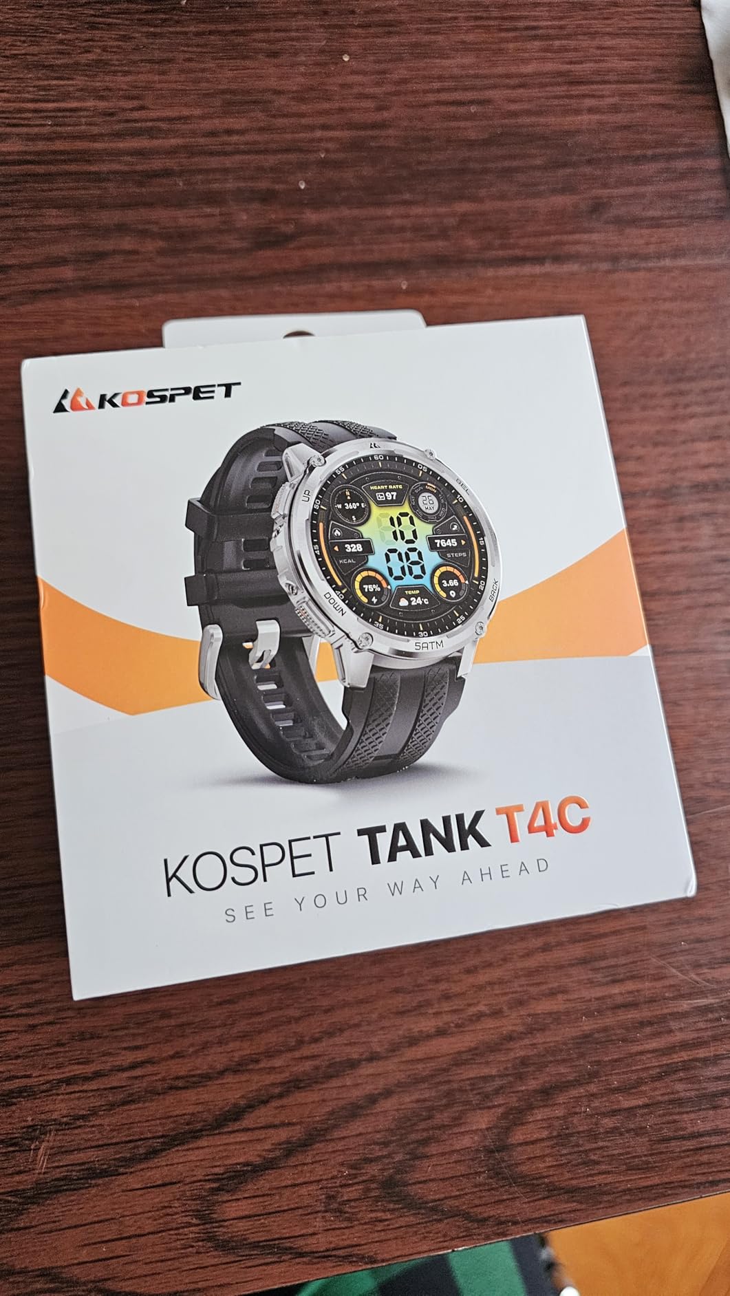 KOSPET Tank M4C Smart Watch Rugged, Dual-Band GPS, 5ATM & IP69K Waterproof customer photo 2