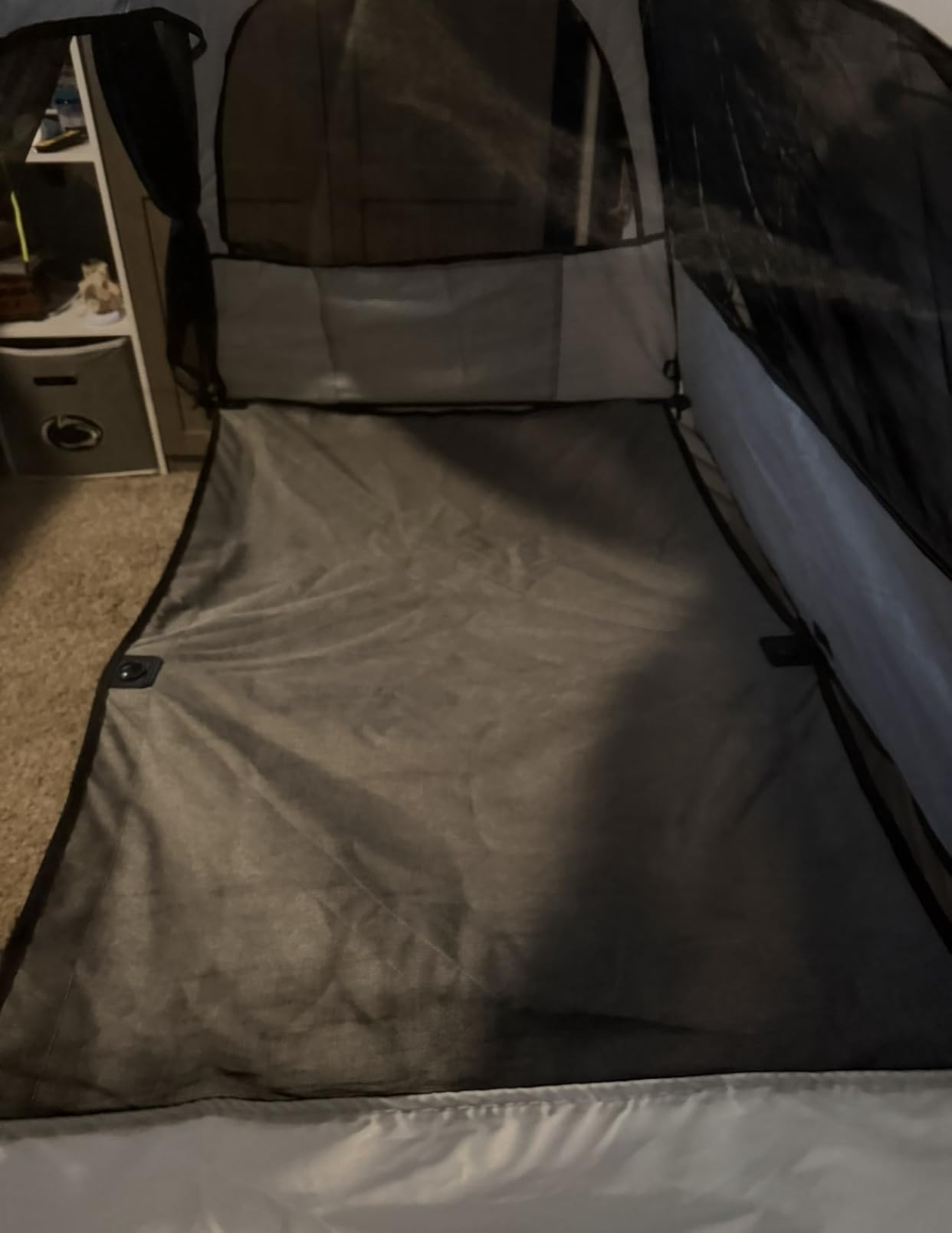 Protable Toddler Travel Bed with Tent: Foldable Kid Cot Tent for Camping customer photo 2