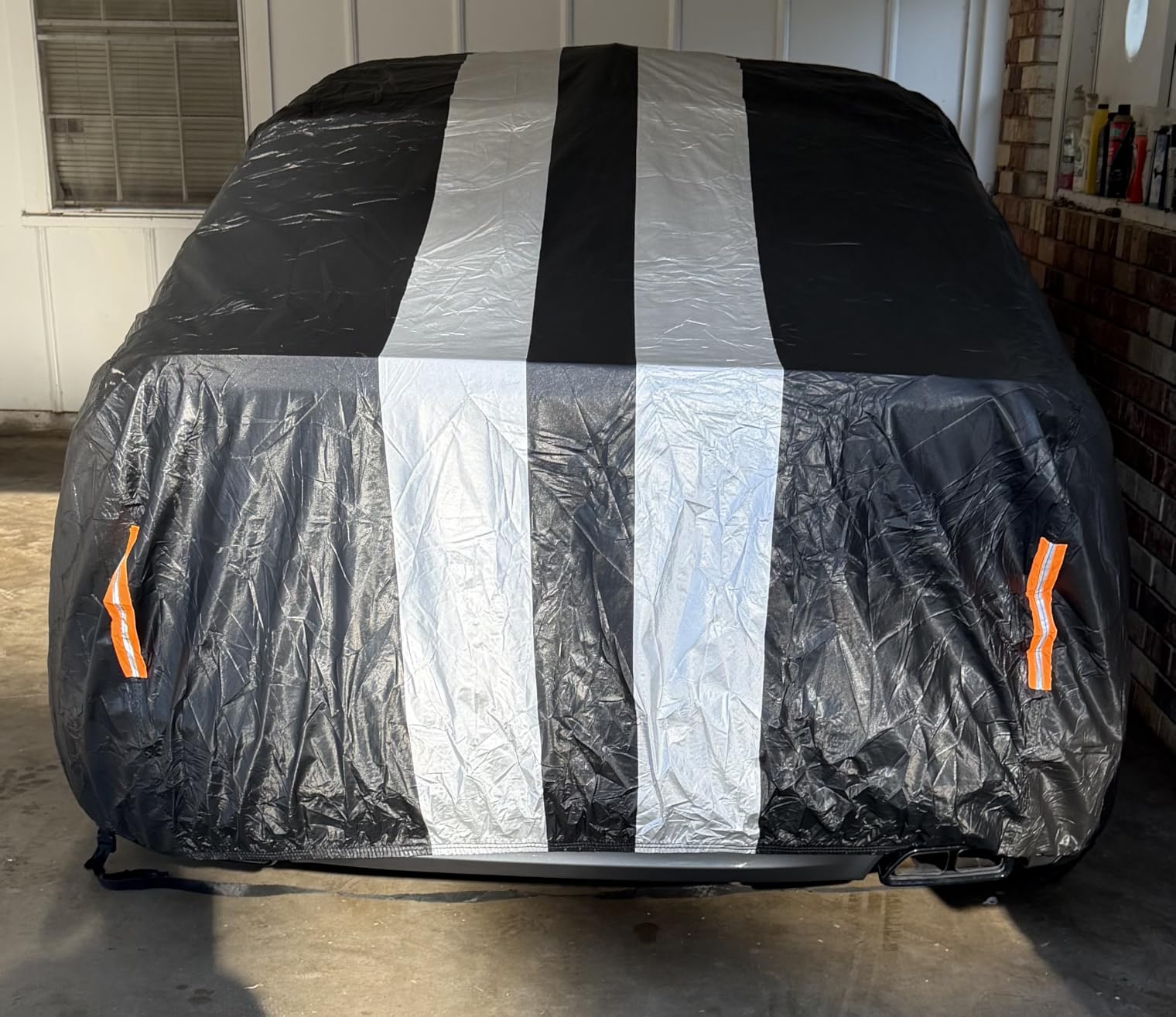 Hail Protector Car Cover for Truck Toyota Tacom, Custom fit Tacoma 1995-2026 Xtra/Access/Double Cab SB(5'-6.125')+ Gift Windshield Sunshade, Multi-Layered EVA Hail Proof Car Cover. customer photo 2