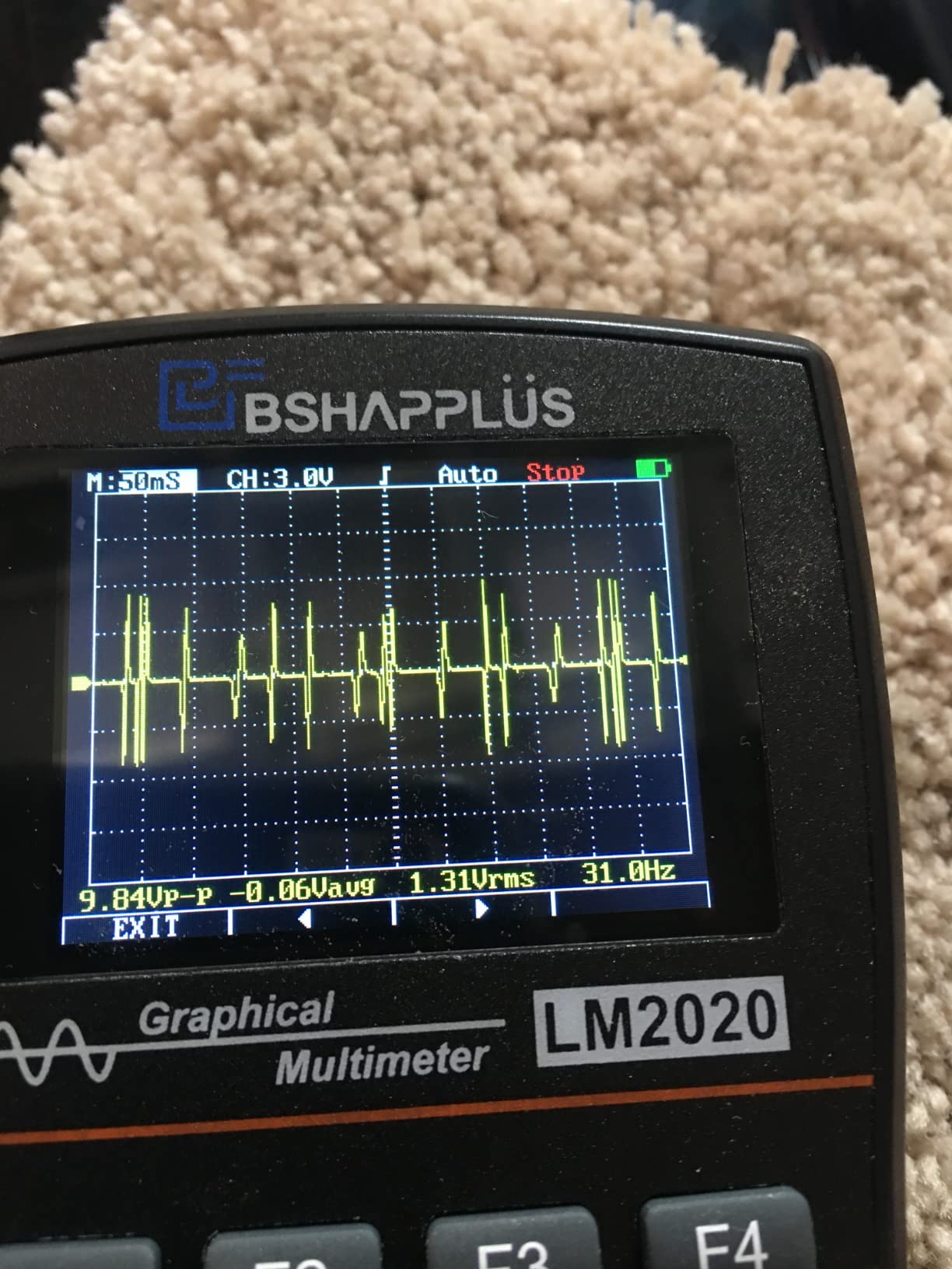 Dual Channel 3-in-1 Handheld Oscilloscope Multimeter, 70MHz Signal Generato customer photo 2