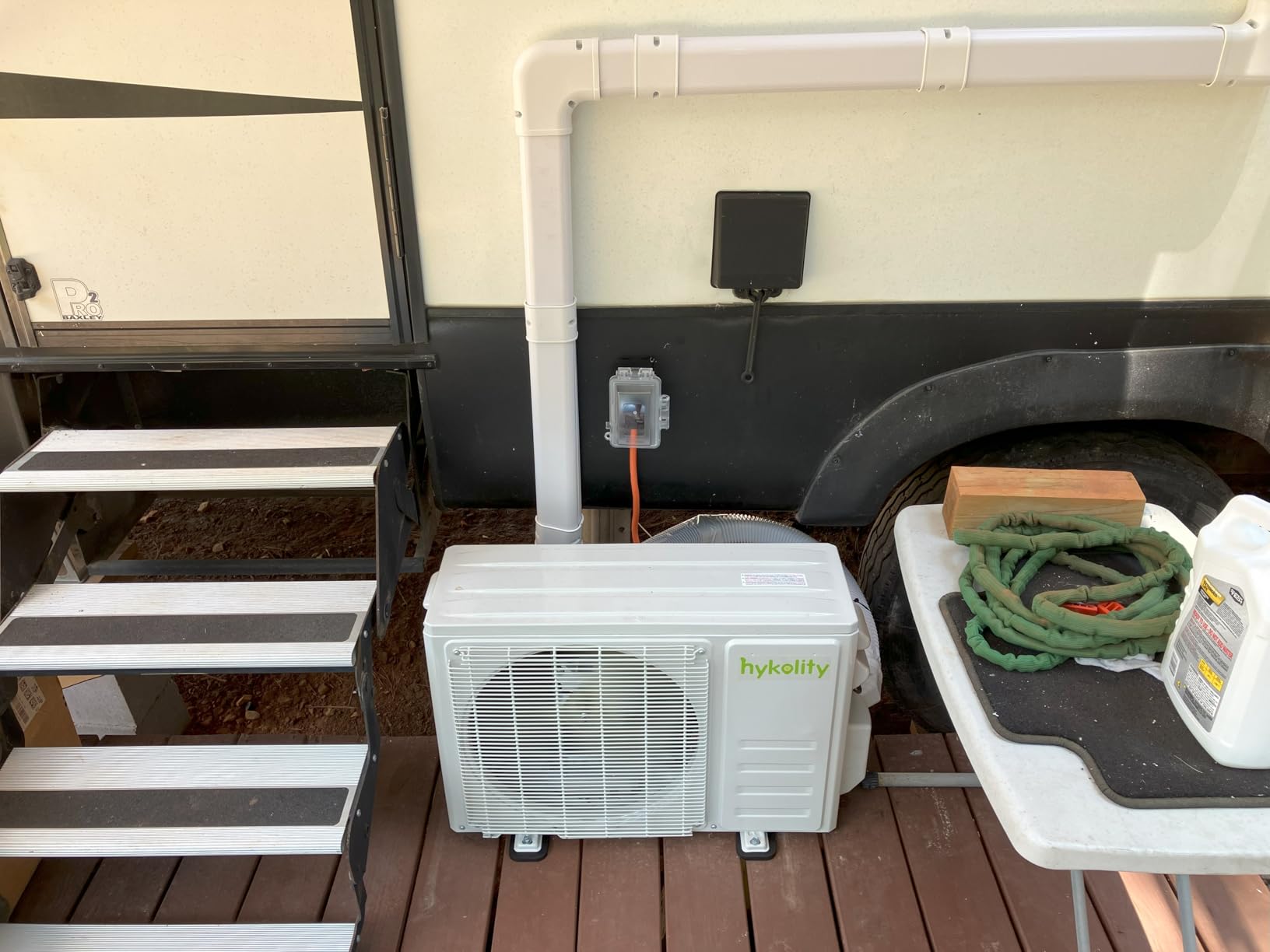 Hykolity 28000 BTU Tri Zone Wifi Enabled Mini Split Air Conditioner, 20 SEER2 208-230V 9000+9000+9000 BTU Ductless Wall Mounted Inverter Air Conditioner & Heater Pump with Installation Kits customer photo 2
