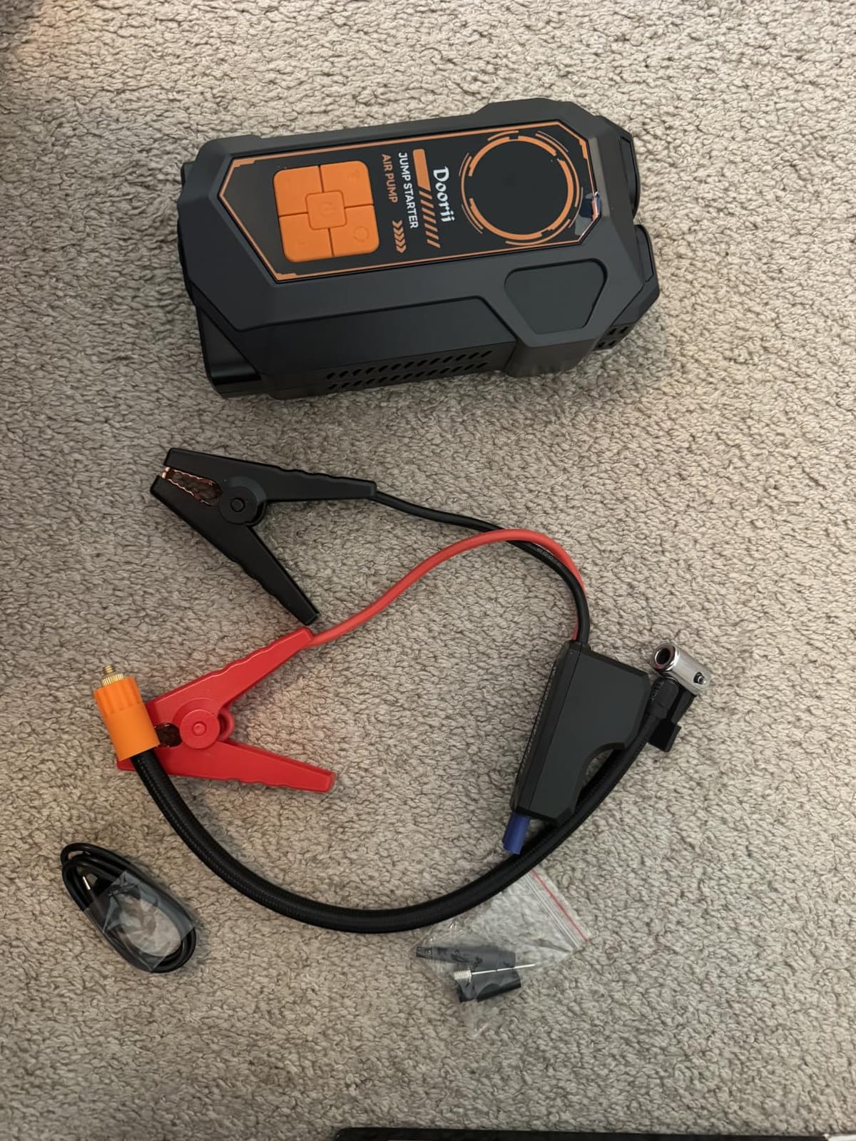 6000A Jump Starter with Air Compressor, 10-in-1 Car Jumper Starter Portable, 150PSI Tire Inflator/Air Pump, LED Flashlight for Up to 10.0L Gas / 8.0L Diesel Engines customer photo 1